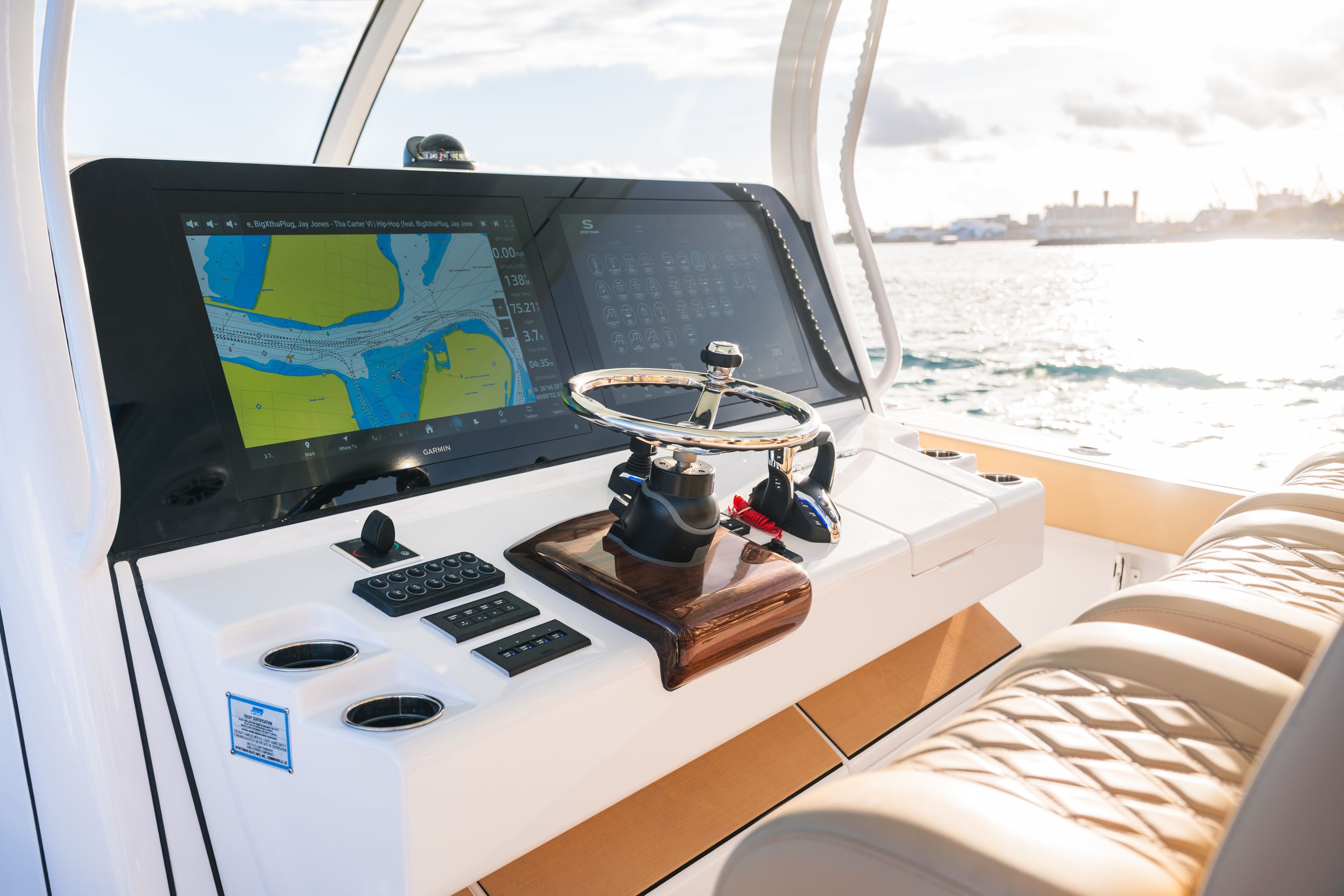 Detail image of Dual Garmin GPSMAP® 9227 Chartplotters w/ Navionics+™