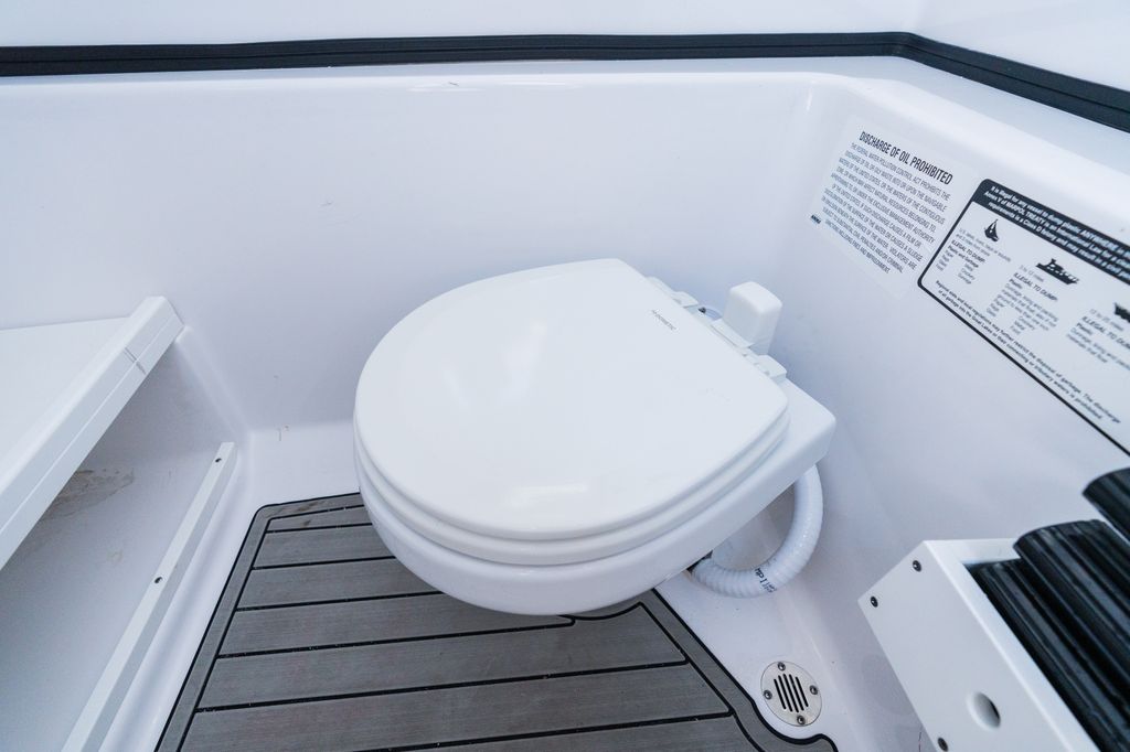 Detail image of Electric Porcelain Toilet w/ Discharge