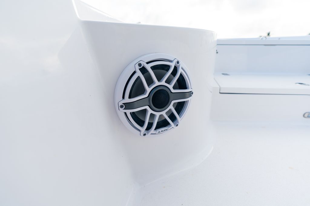 Detail image of Garmin JL Audio M3-650X Gloss White Sport Grille Speakers