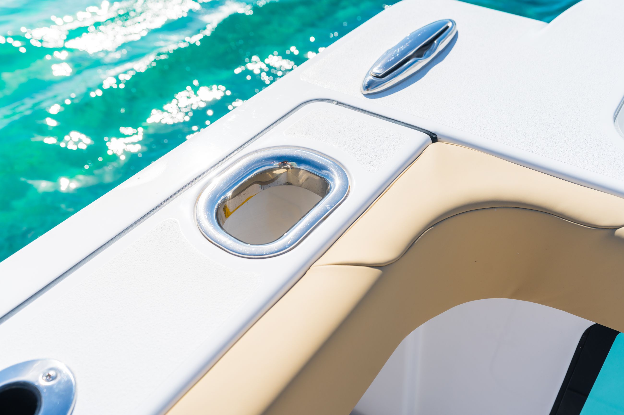 Detail image of Custom Gunwale Hawse Pipes