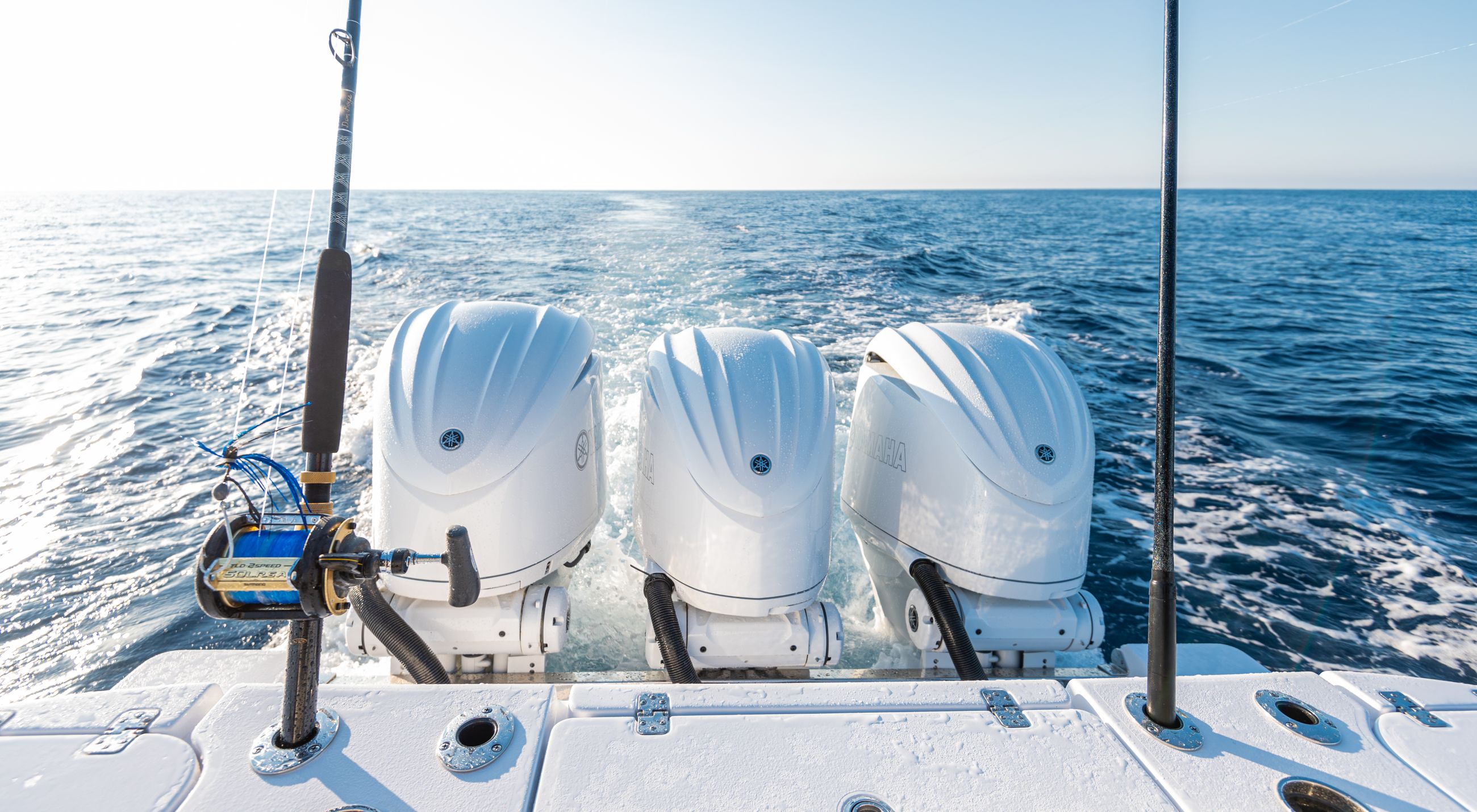Image of a Sportsman Boat on the water.