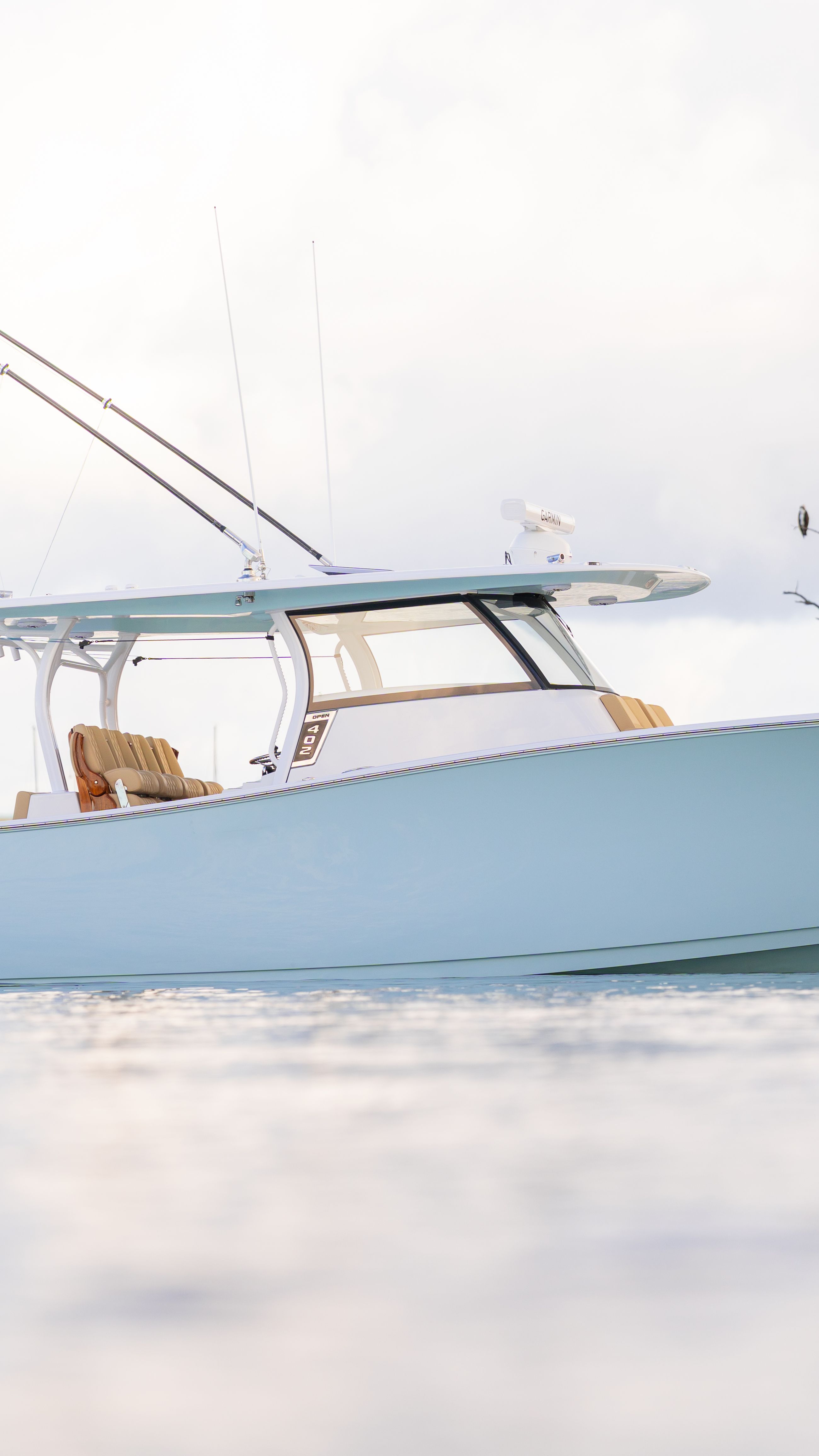 Image of a Sportsman Boat on the water.