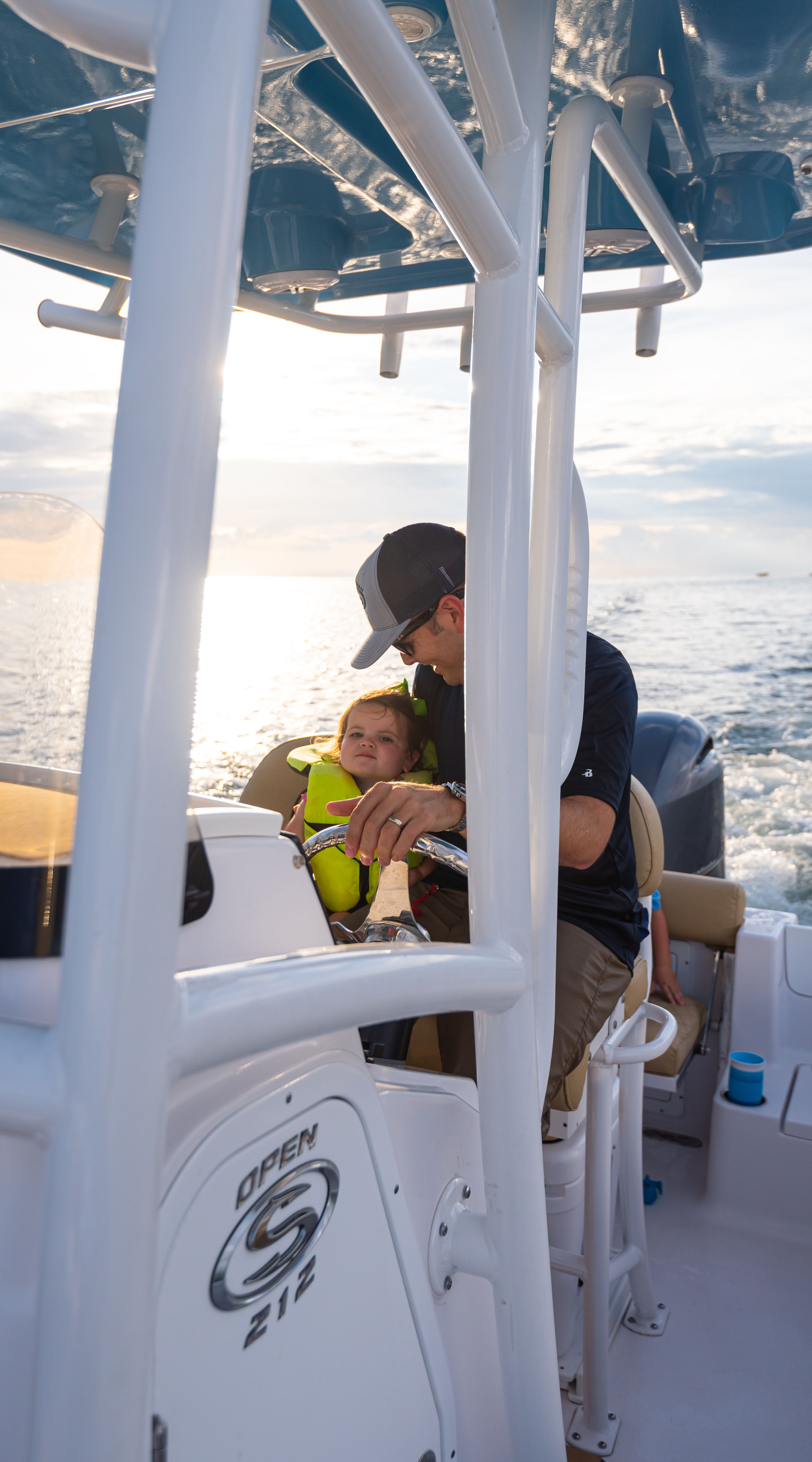 Detail image of the Open 212 Center Console