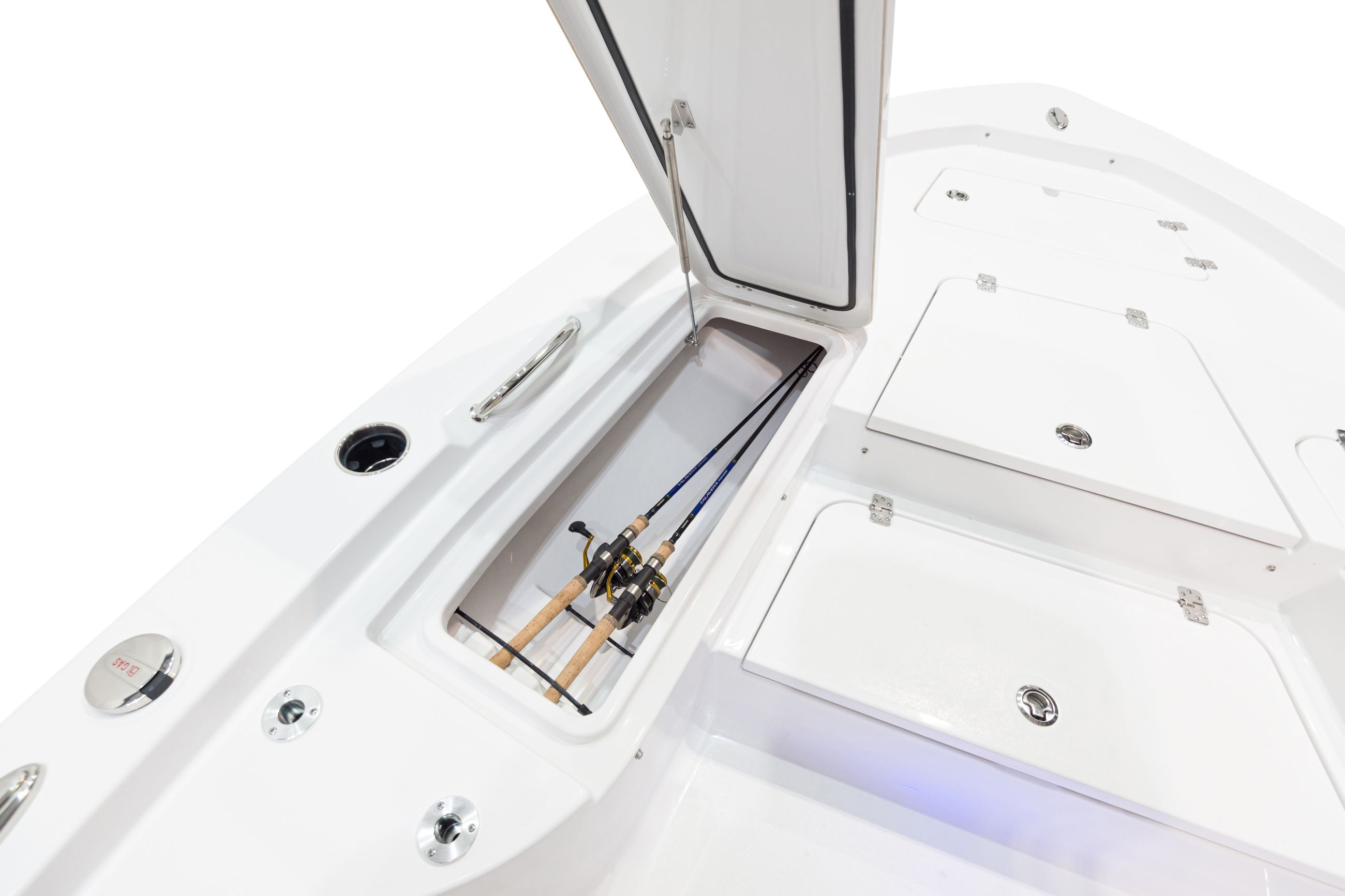 Detail image of Lockable Bow Rod Storage