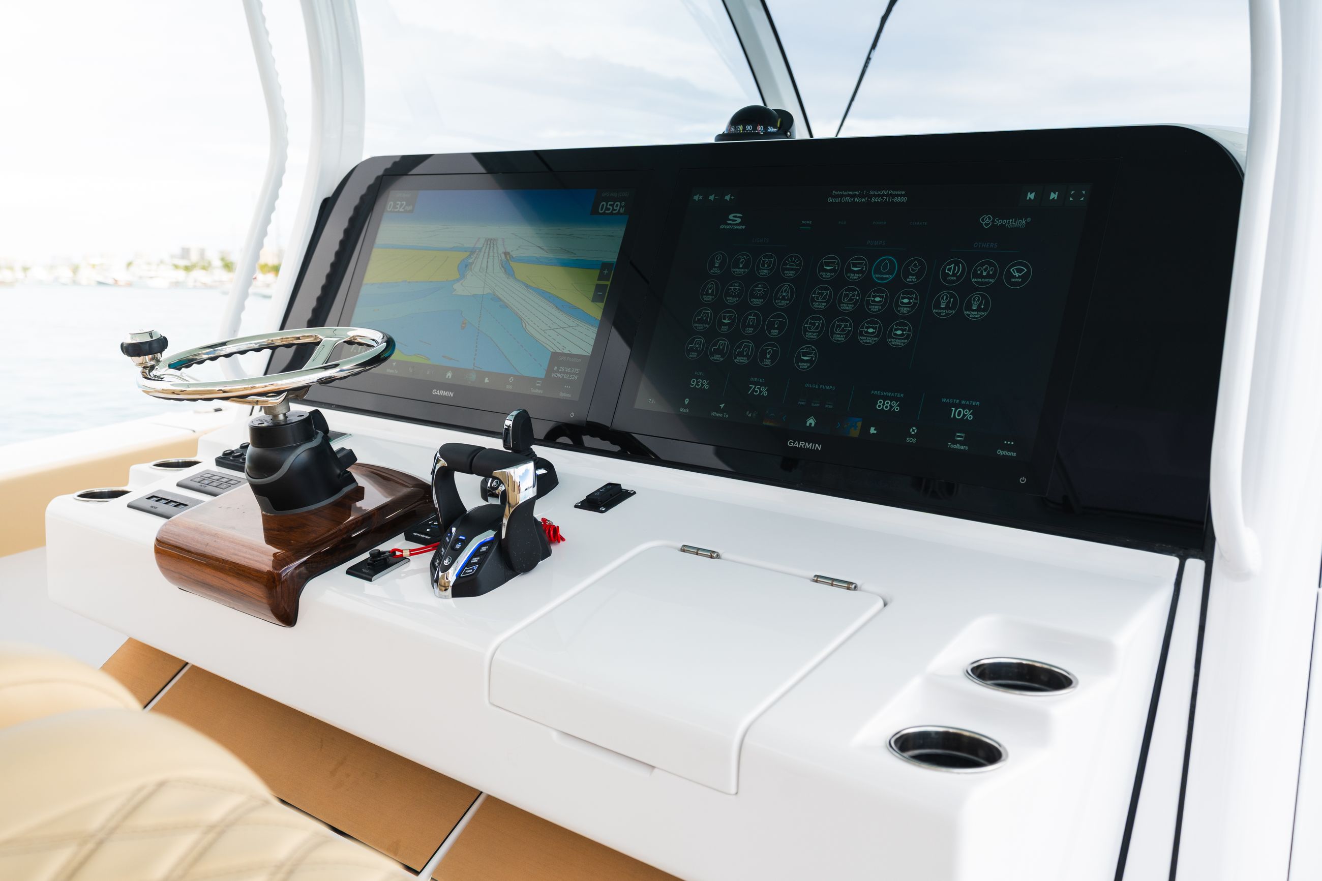 Detail image of Dual Garmin GPSMAP® 9227 Chartplotters w/ Navionics+™