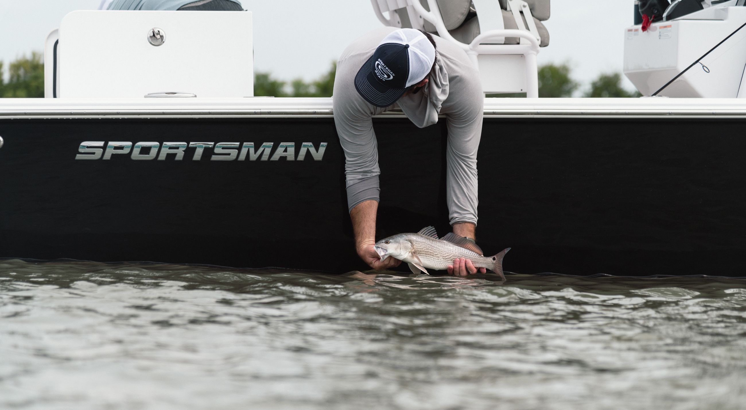 Family time on a Sportsman Boat.