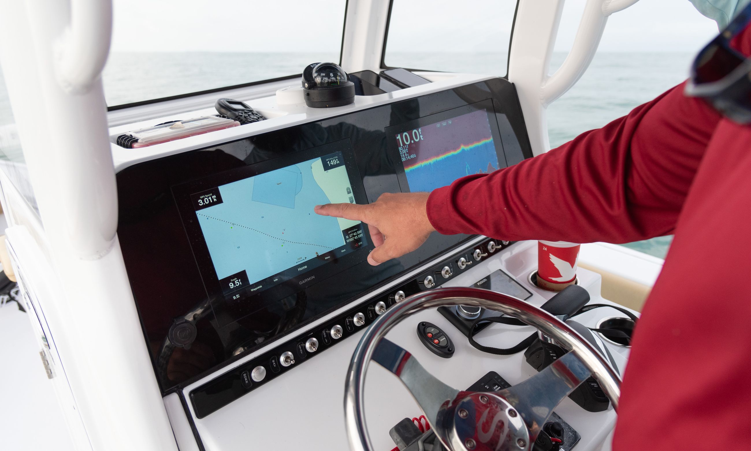 Garmin Marine Chartplotters, VHF Radios, Transducers & Radars