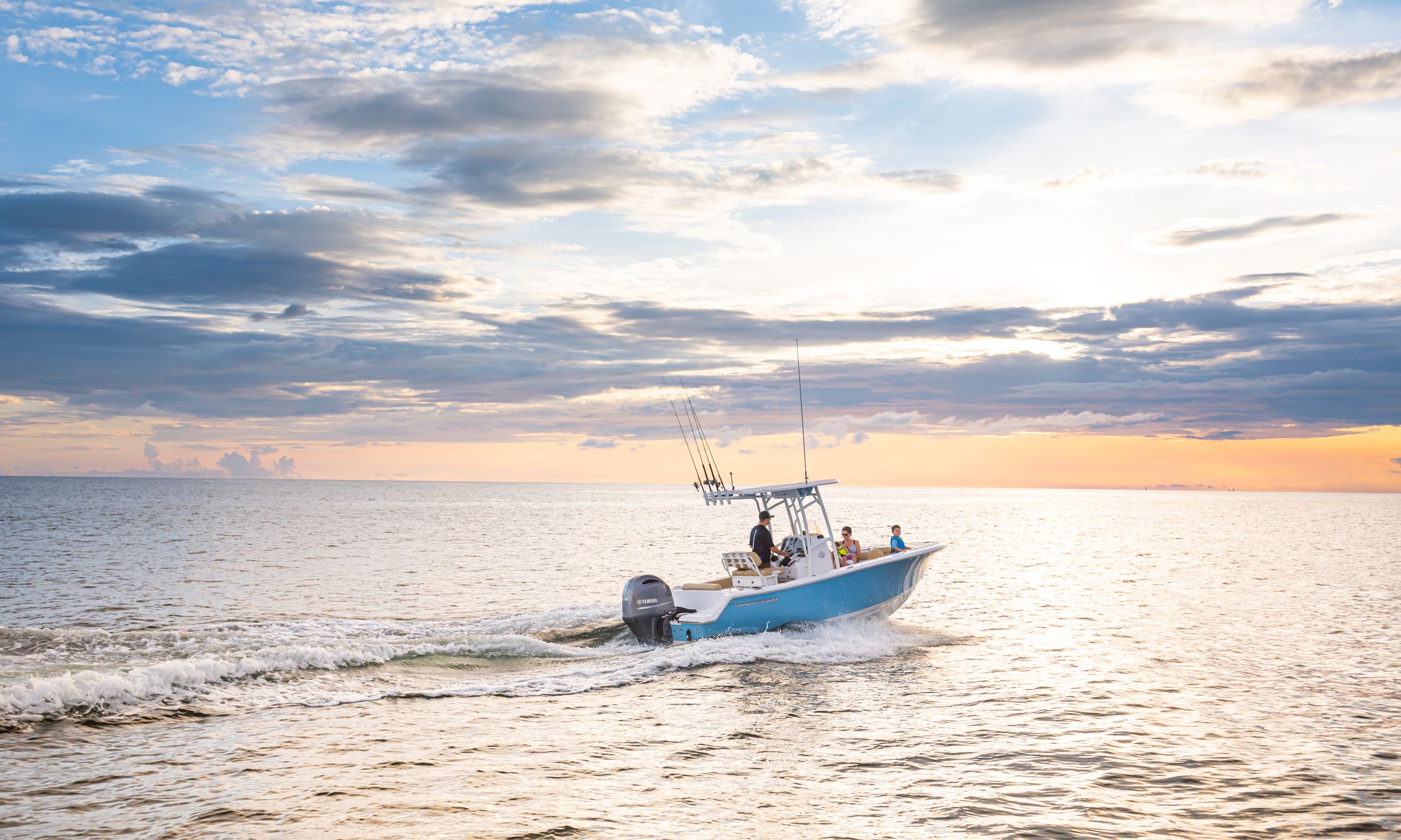 Detail image of the Open 212 Center Console