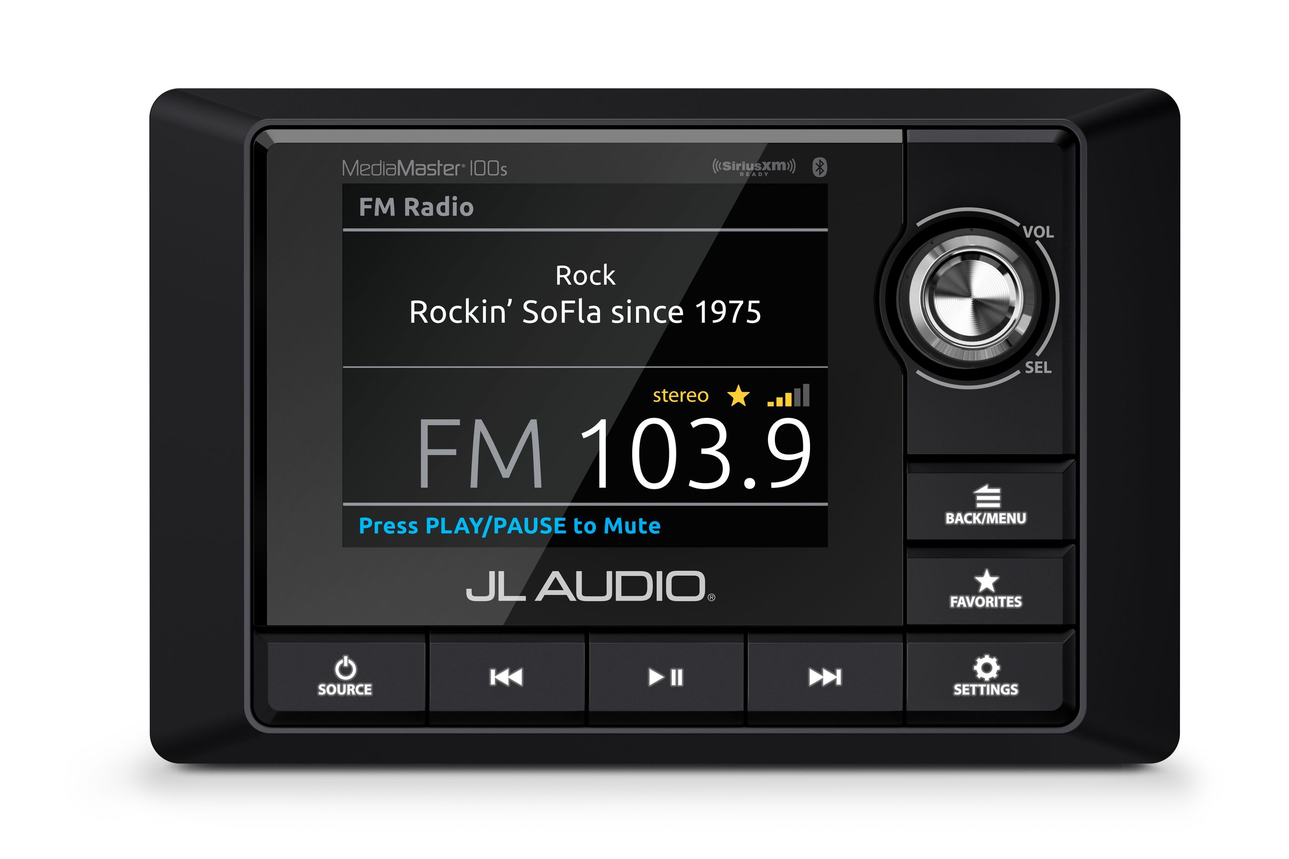 Detail image of JL Audio MediaMaster® MediaMaster MM100s-BE Marine Stereo