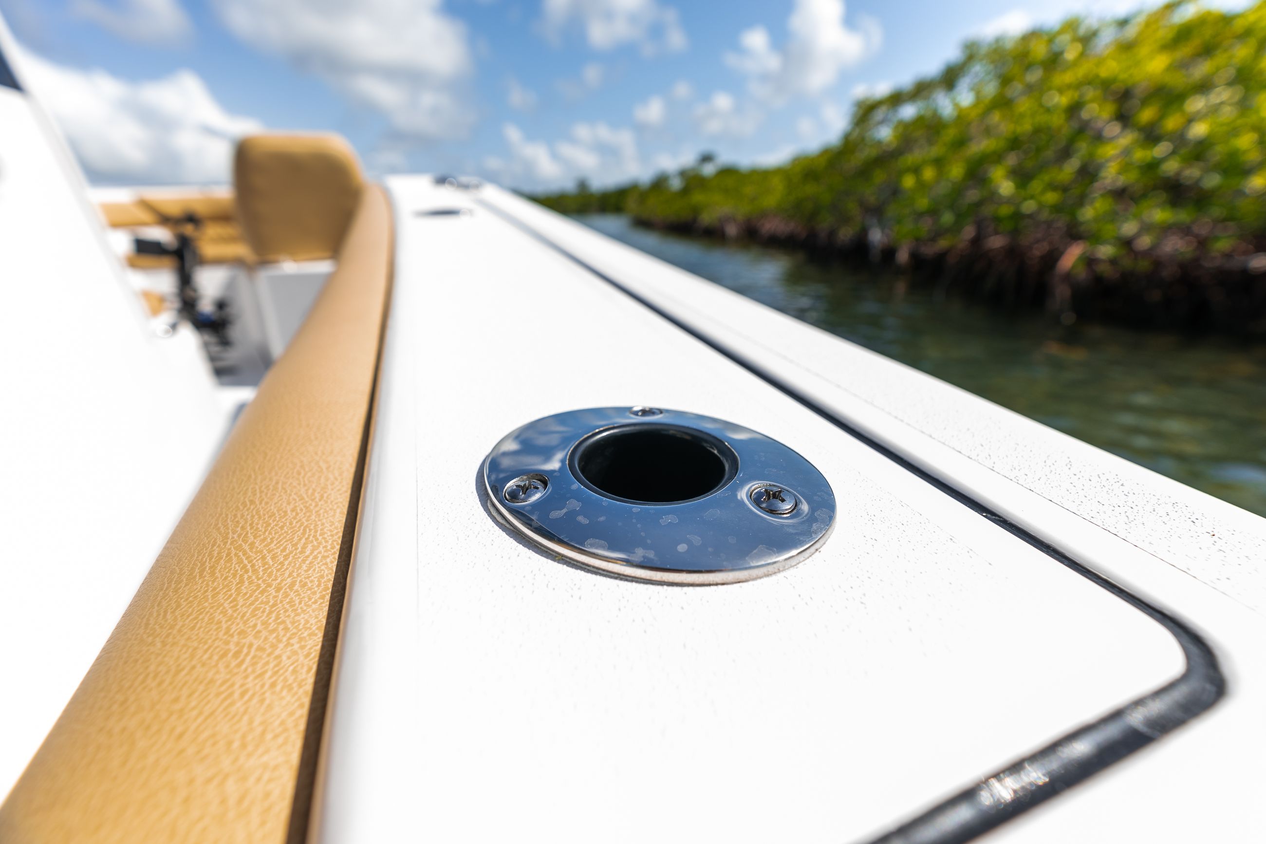 Detail image of Flush Mount Gunwale Rod Holders