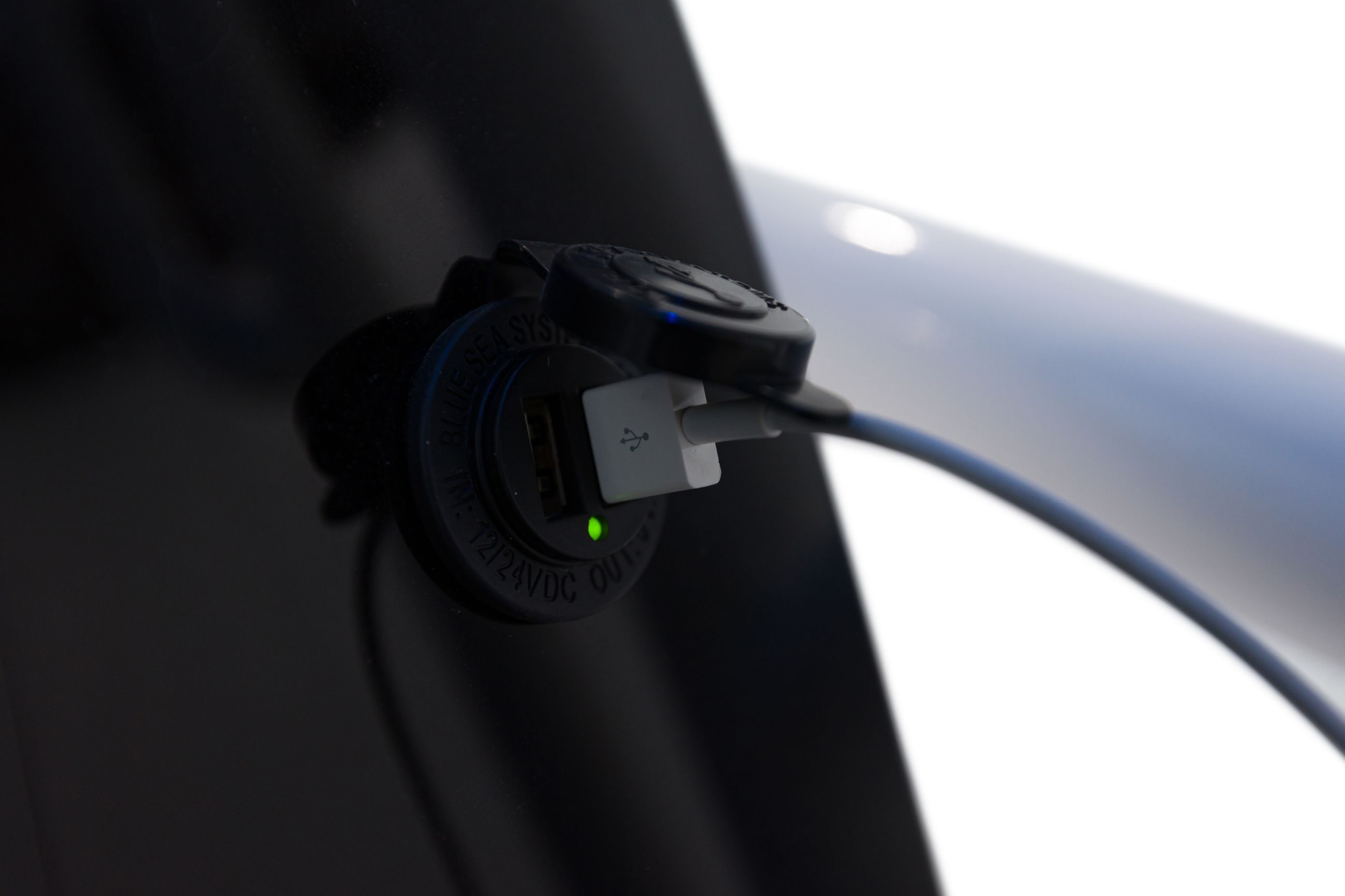 Detail image of USB Plug In-Dash & 12V Receptacle