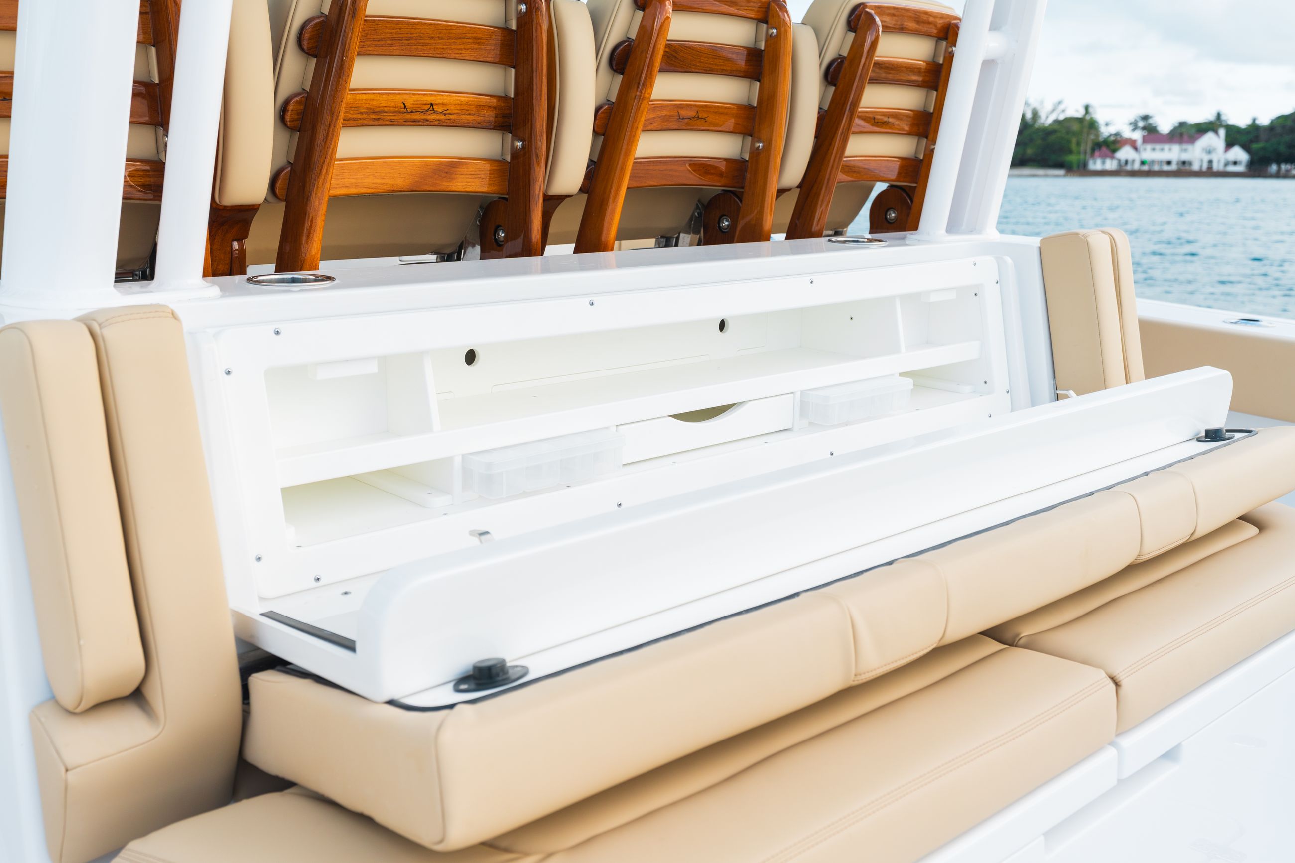 Detail image of Mezzanine Flip-Down Tackle Storage