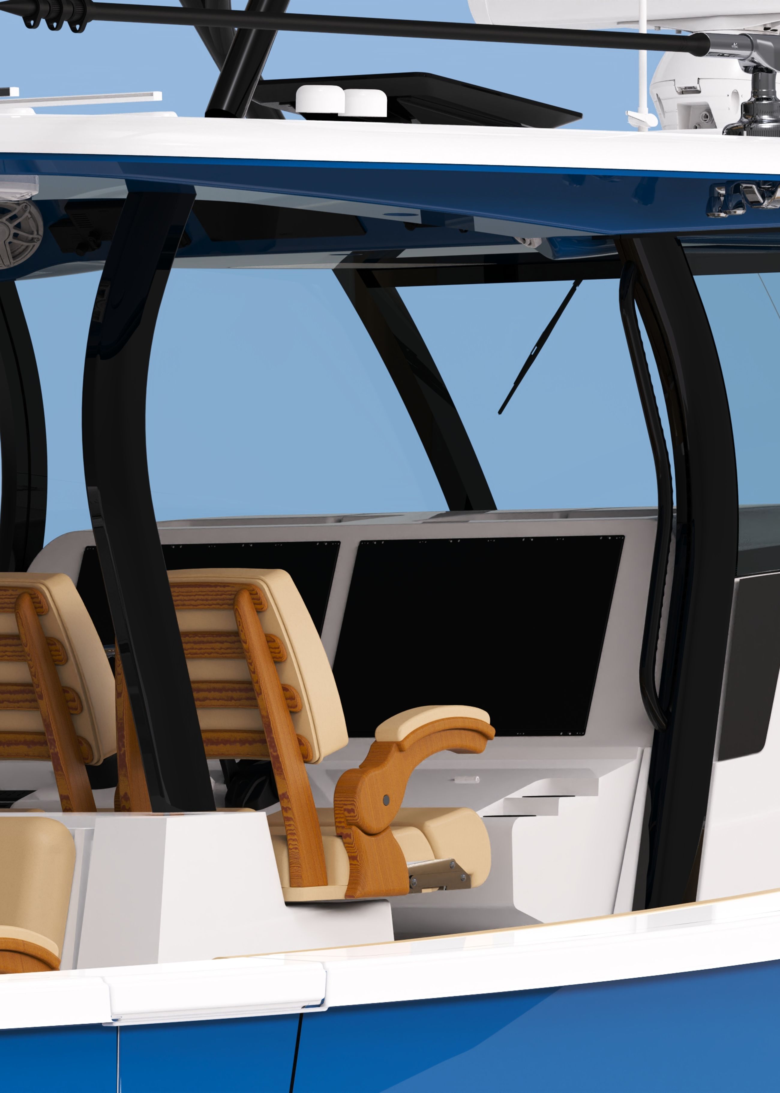 Detail image of the Open 402 Center Console