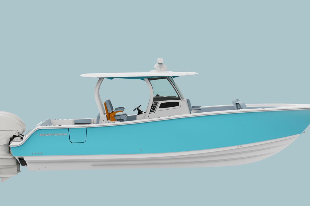 Image of a Sportsman Boat on the water.