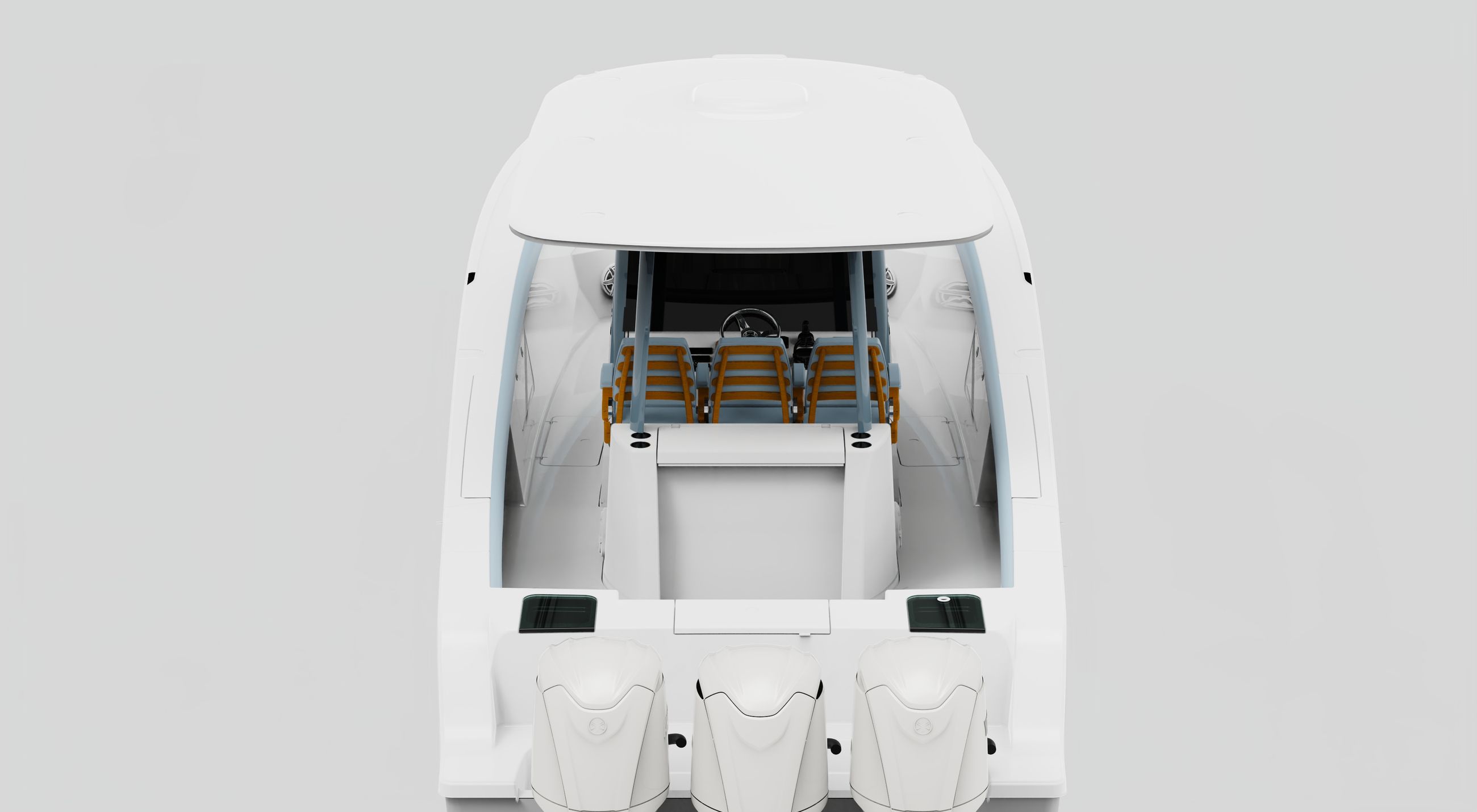 Engine options for the 352-center-console