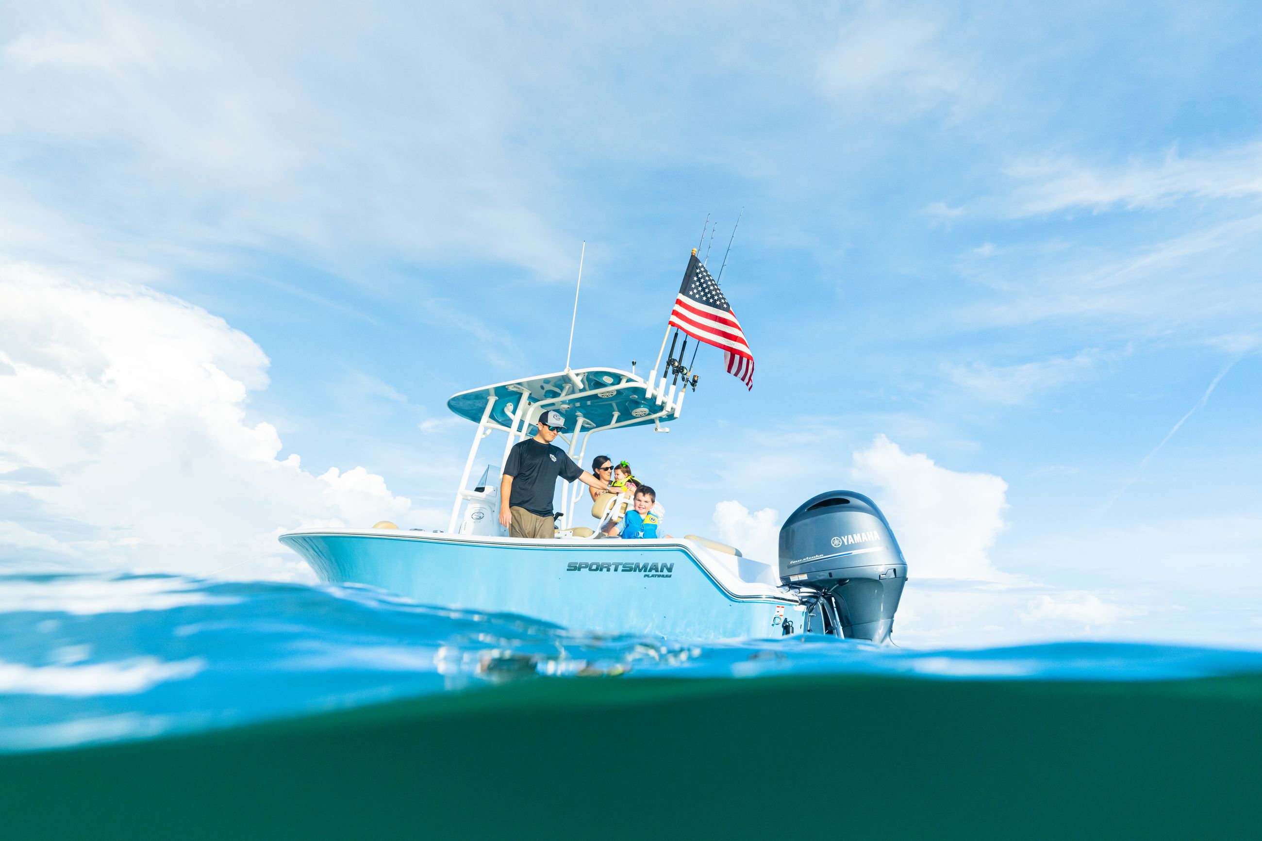 Detail image of the Open 212 Center Console