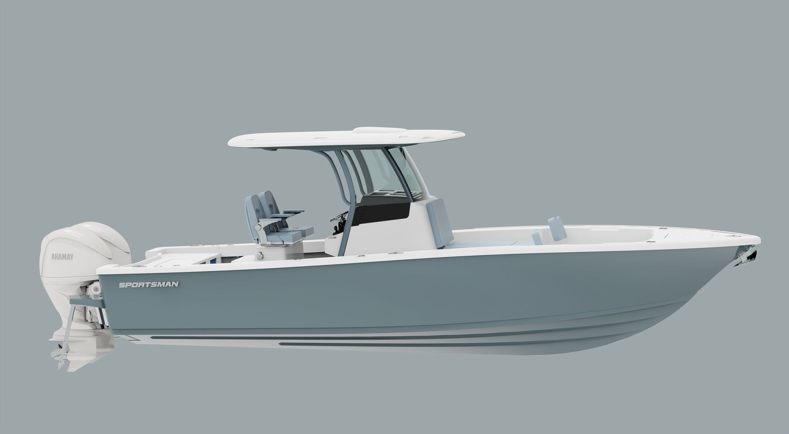 All of the technical specifications for the 287-bay-boat