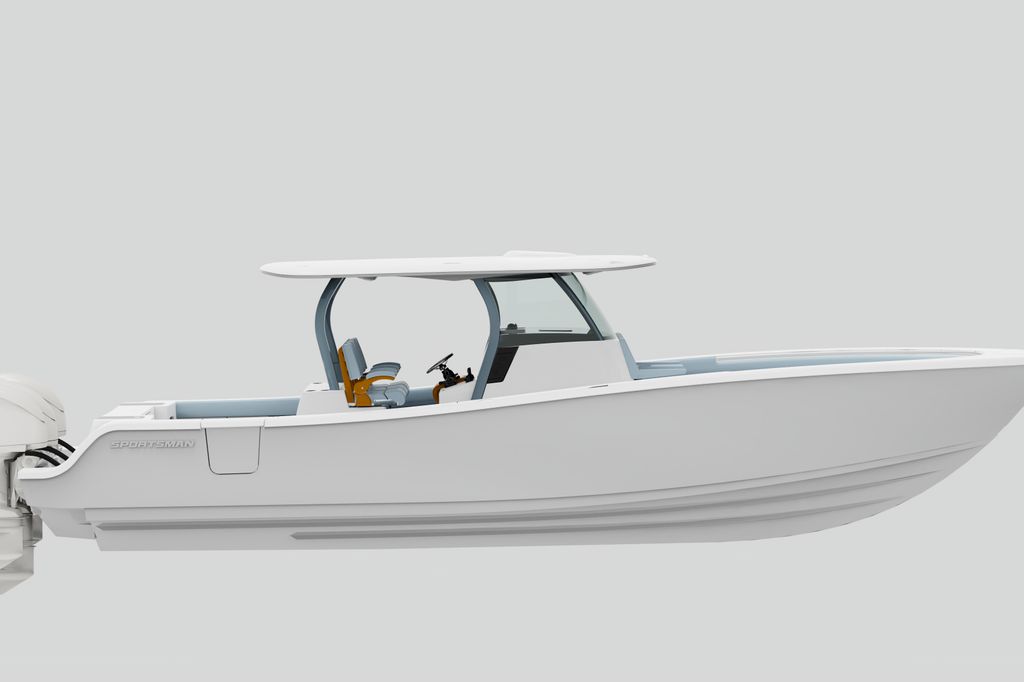 Image of a Sportsman Boat on the water.
