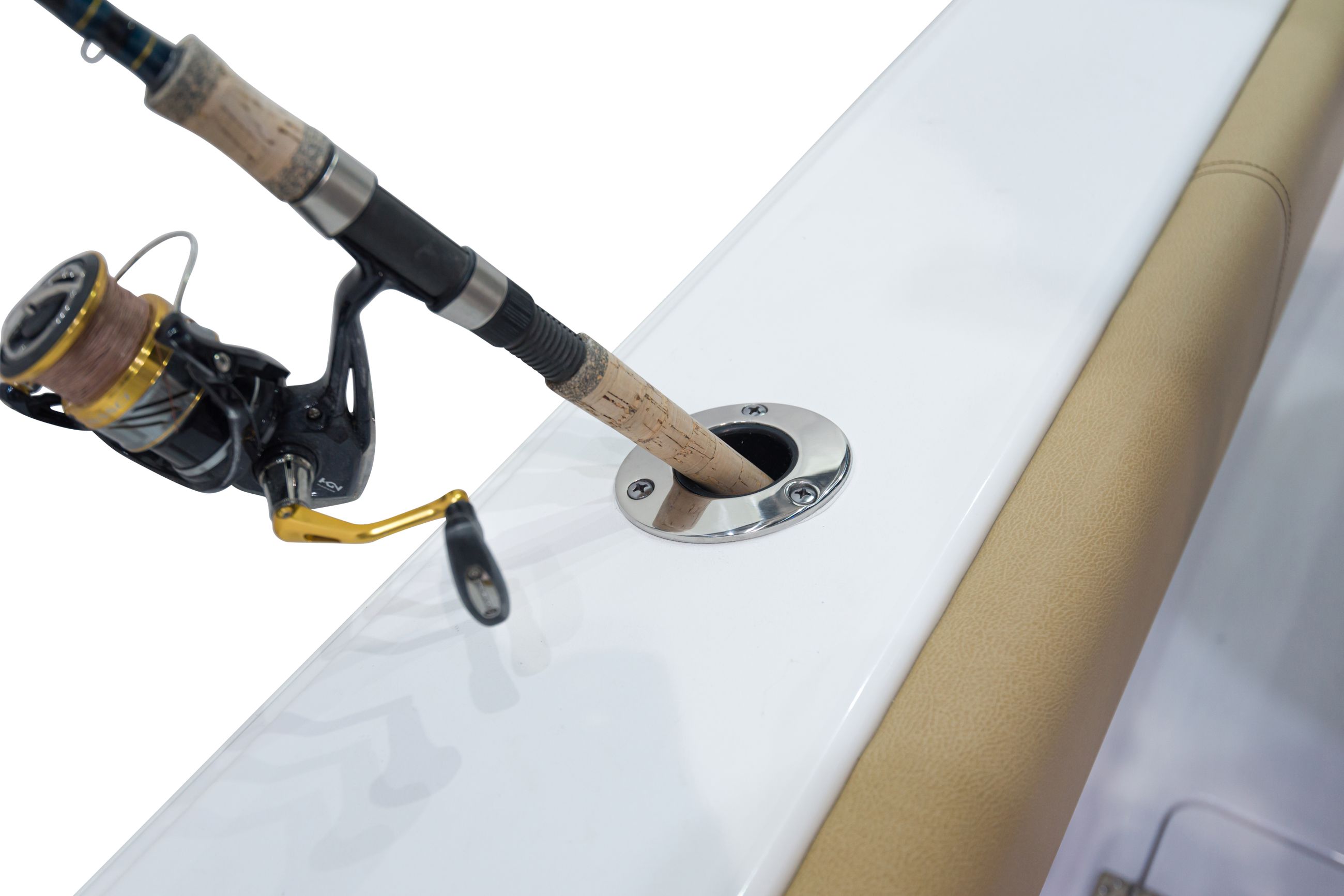 Detail image of Flush Mount Gunwale Rod Holders