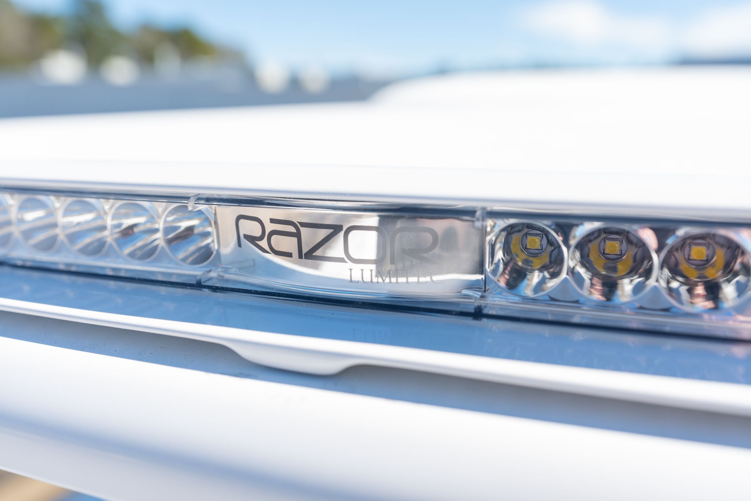 Detail image of Front Lumitec 18” Razor Spot Light Bar