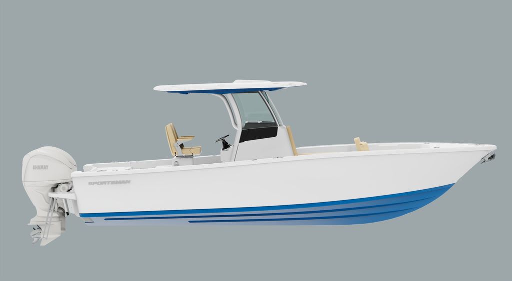 Standard features for the 287-bay-boat