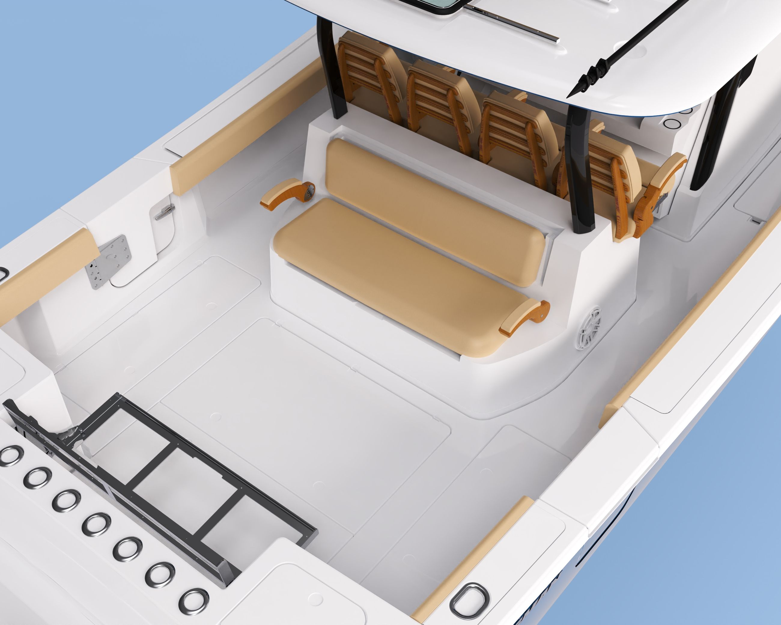Detail image of the Open 402 Center Console