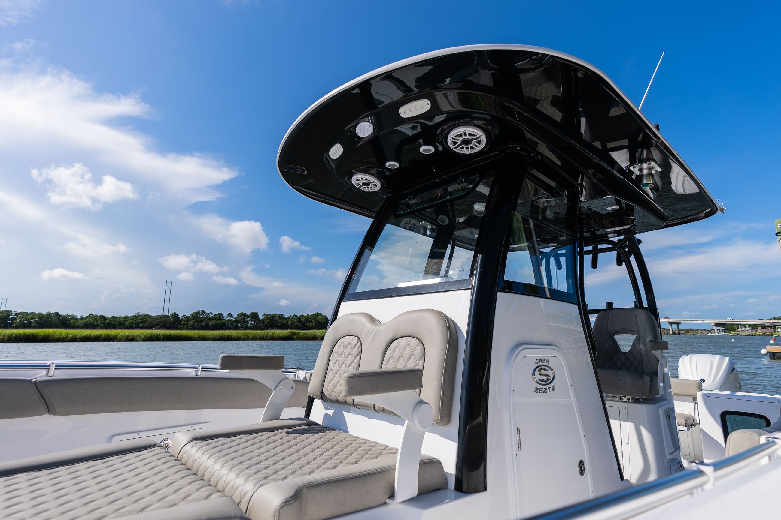 Center console boat discount roof