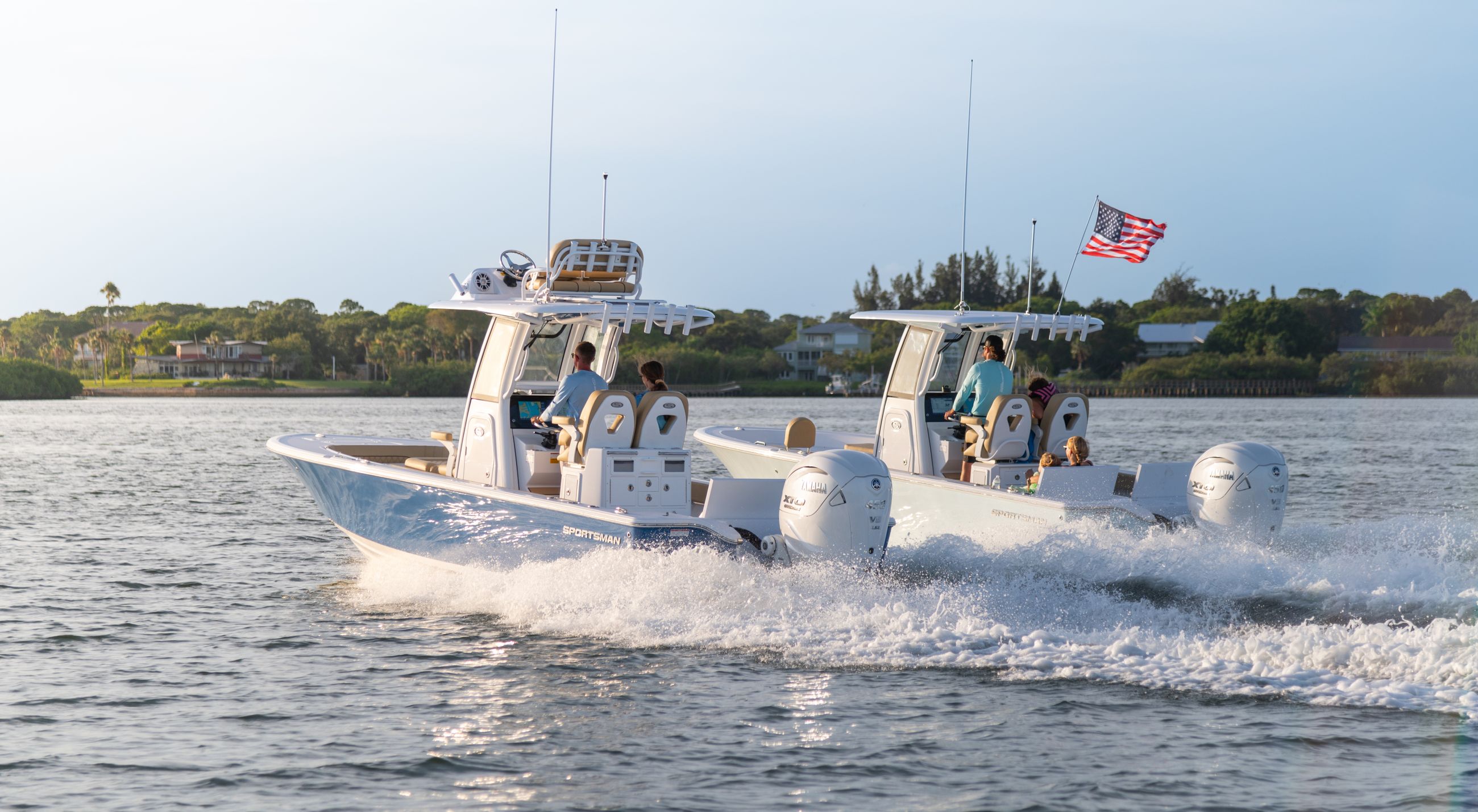 Engine options for the 267-bay-boat