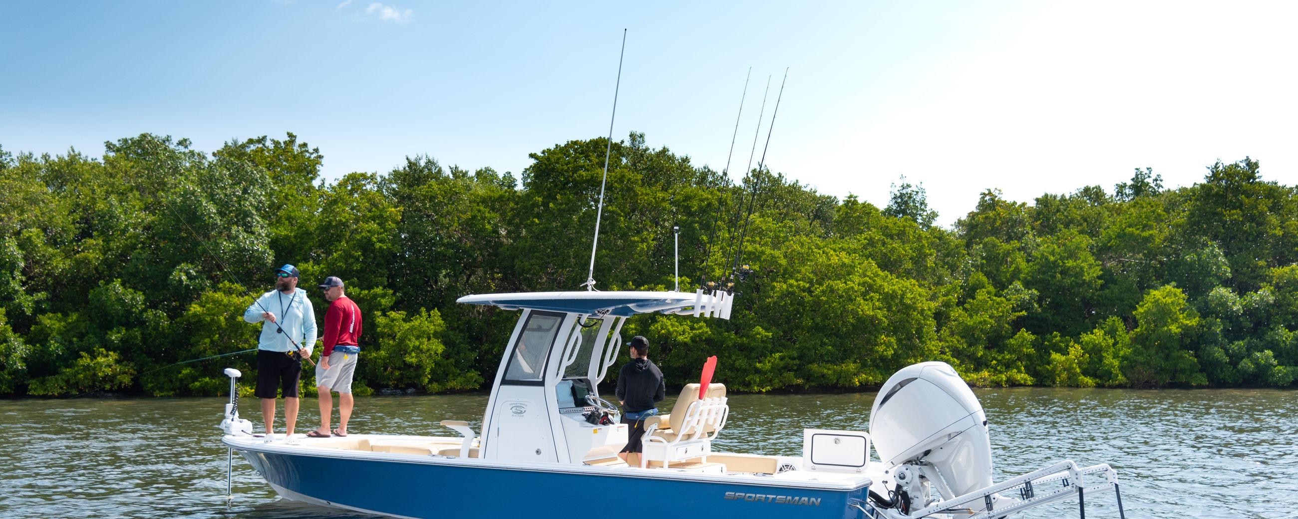 Standard features for the 247oe-bay-boat