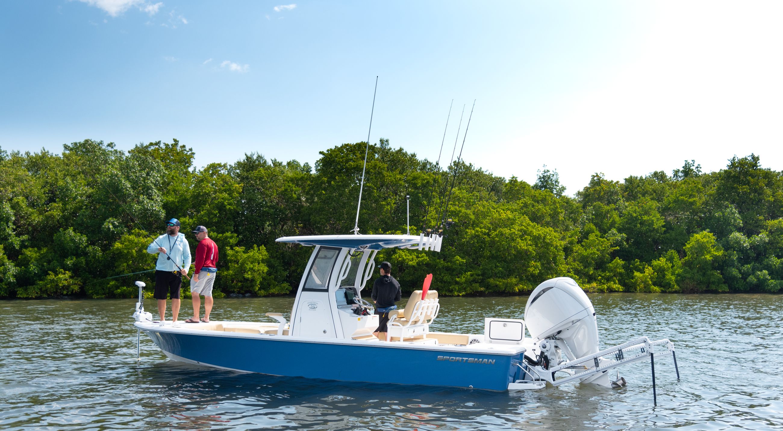 Standard features for the 247oe-bay-boat