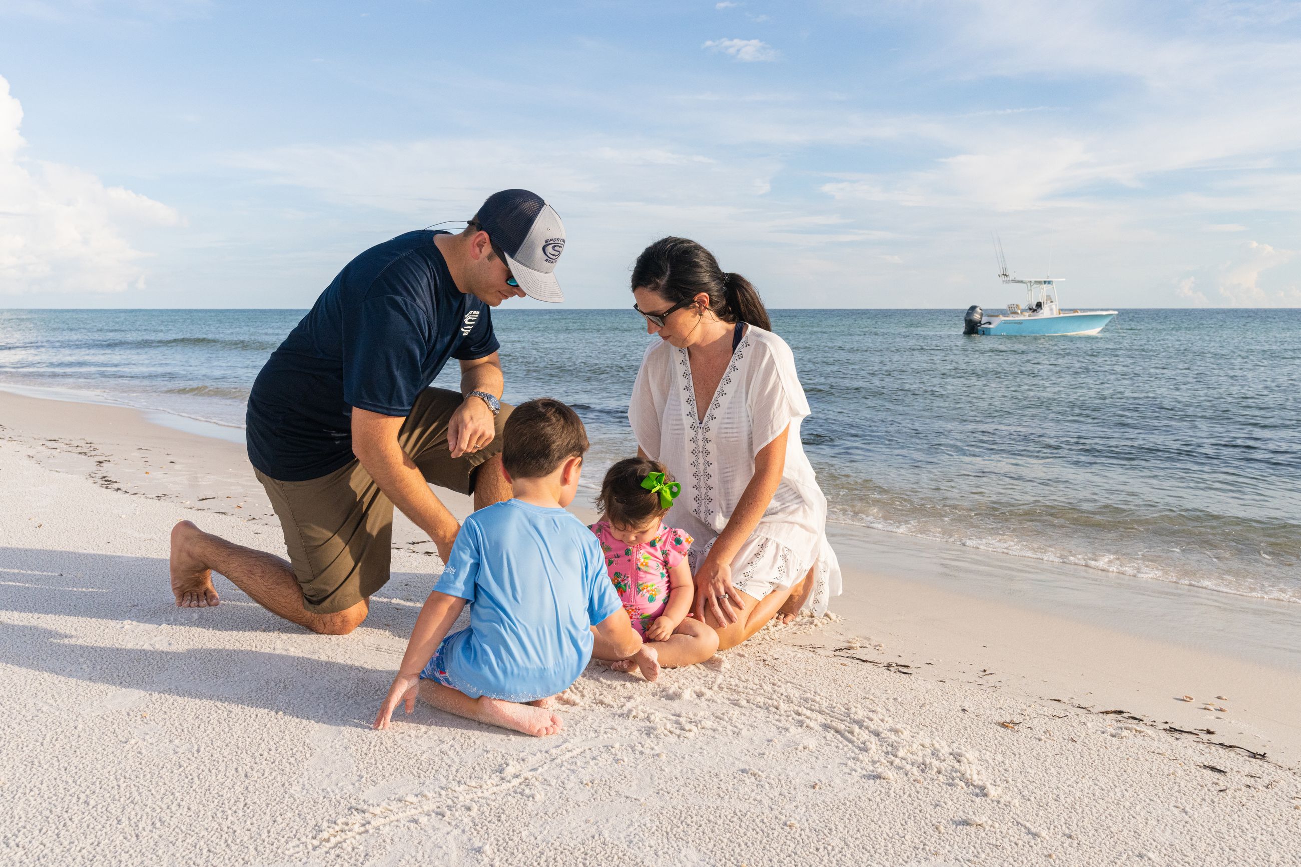 Detail image of the Open 212 Center Console