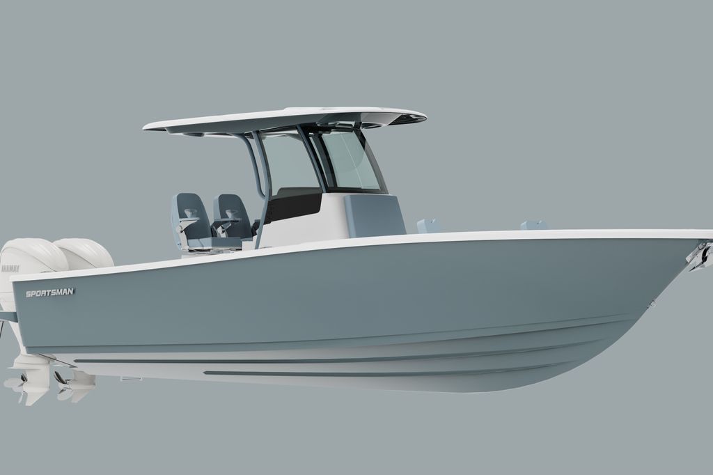 Image of a Sportsman Boat on the water.