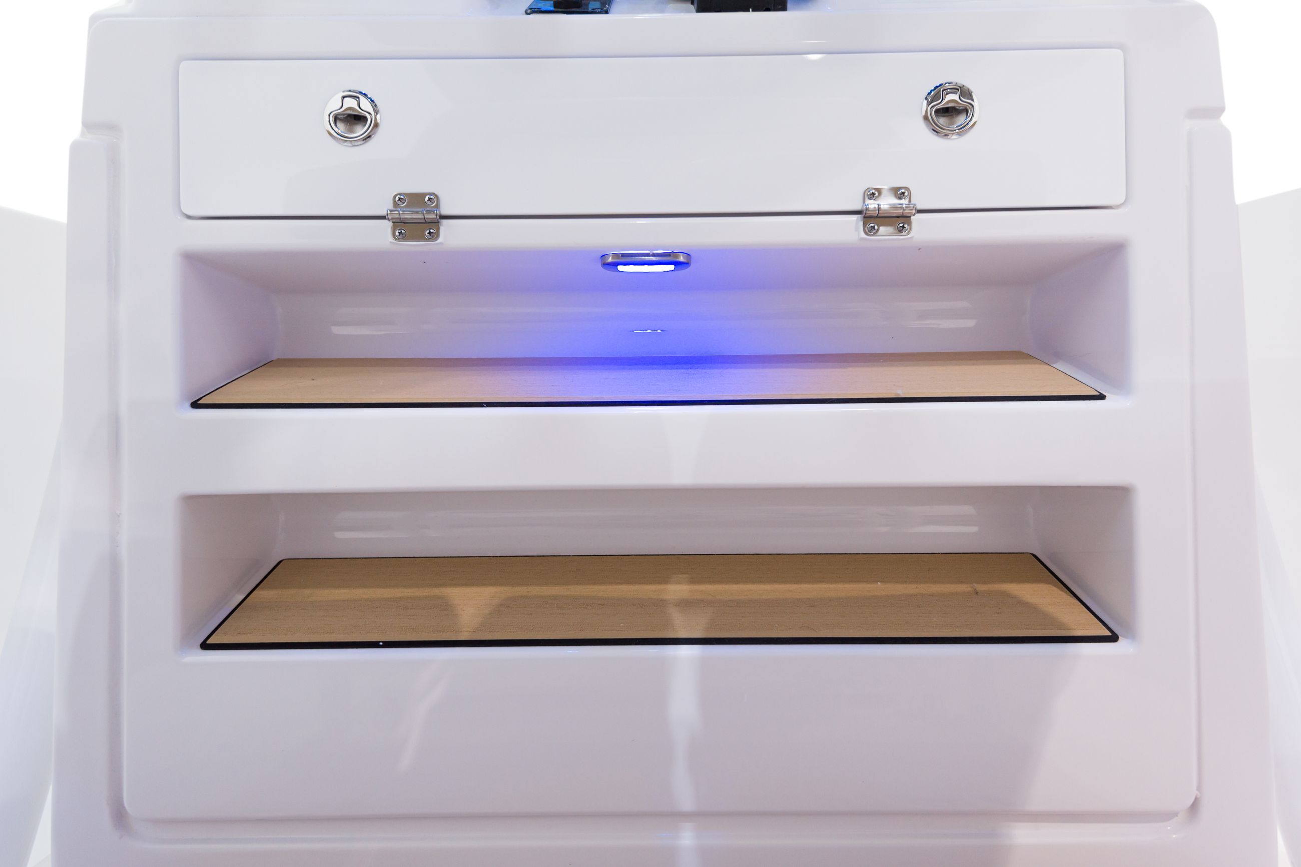 Detail image of Fiberglass Console Footrest w/ Storage