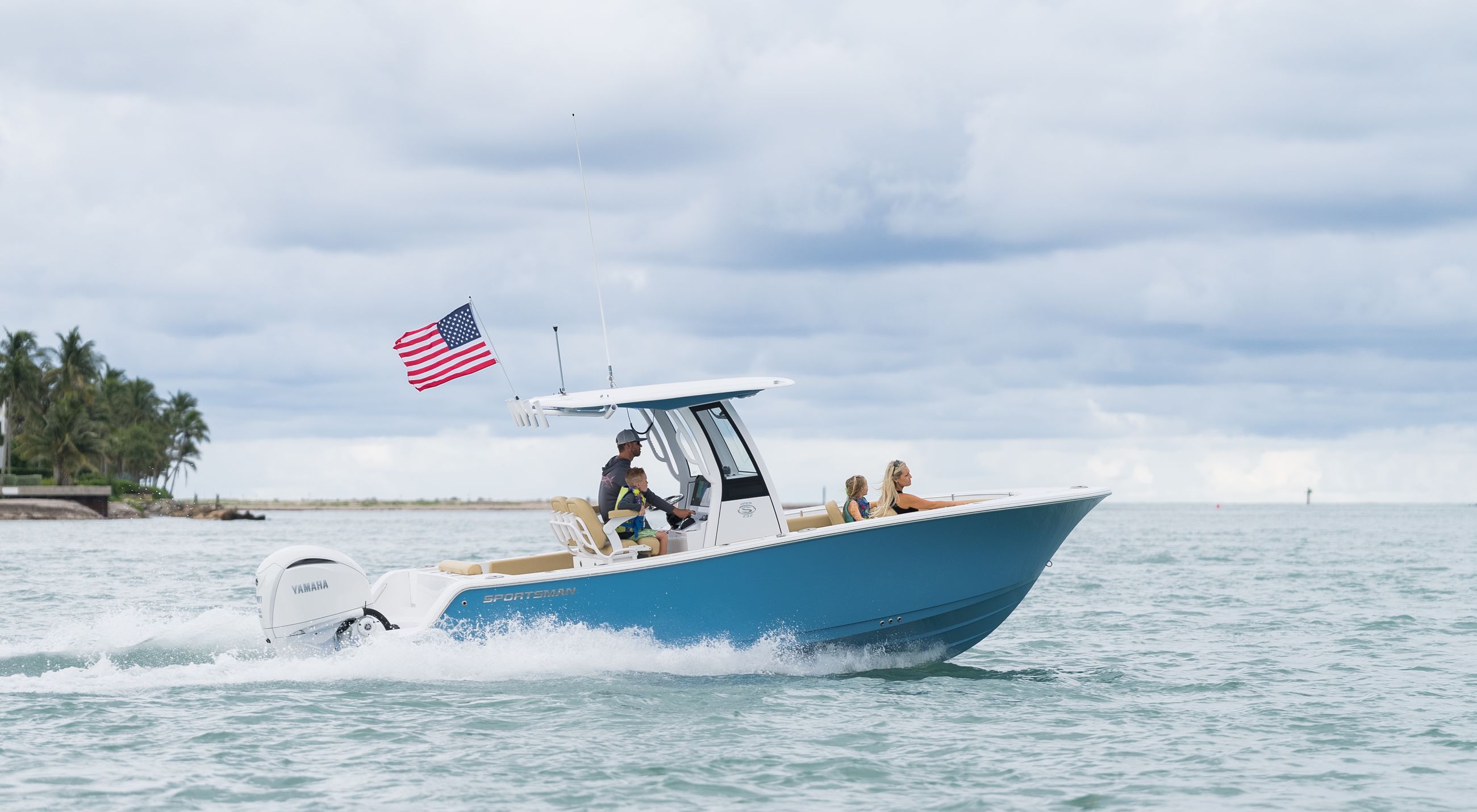 Yamaha engines on a Sportsman Boat