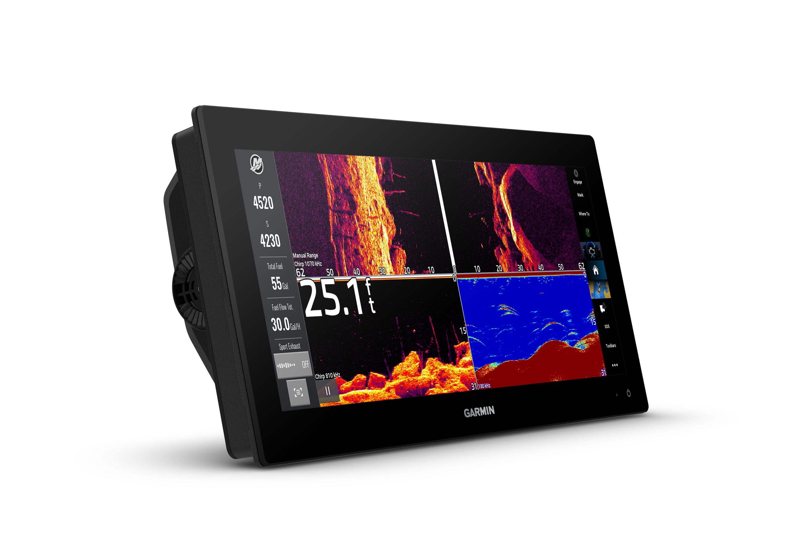 Detail image of Garmin GPSMAP® 1543xsv Ultrawide MFD
