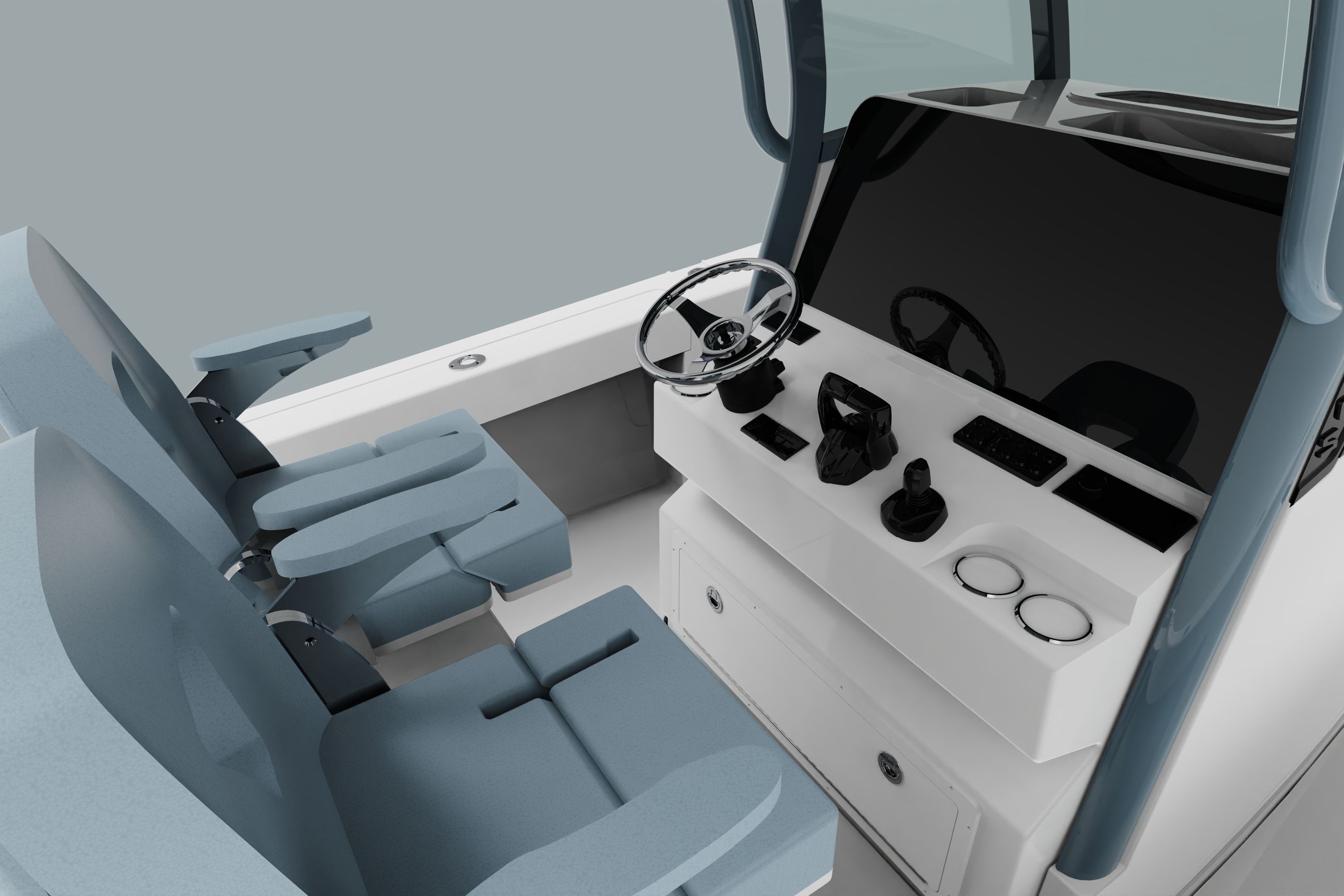 Detail image of the Masters 287 Bay Boat