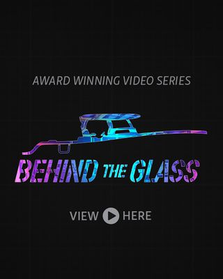 Logo for the Behind the Glass series where we show our build process step by step