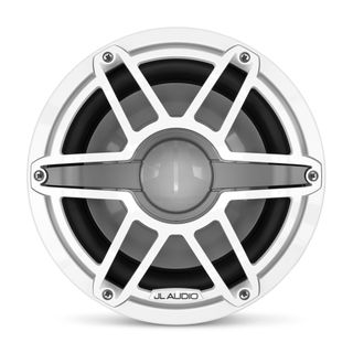 Overview image of a JL Audio M6 speaker in the 10 inch subwoofer version.