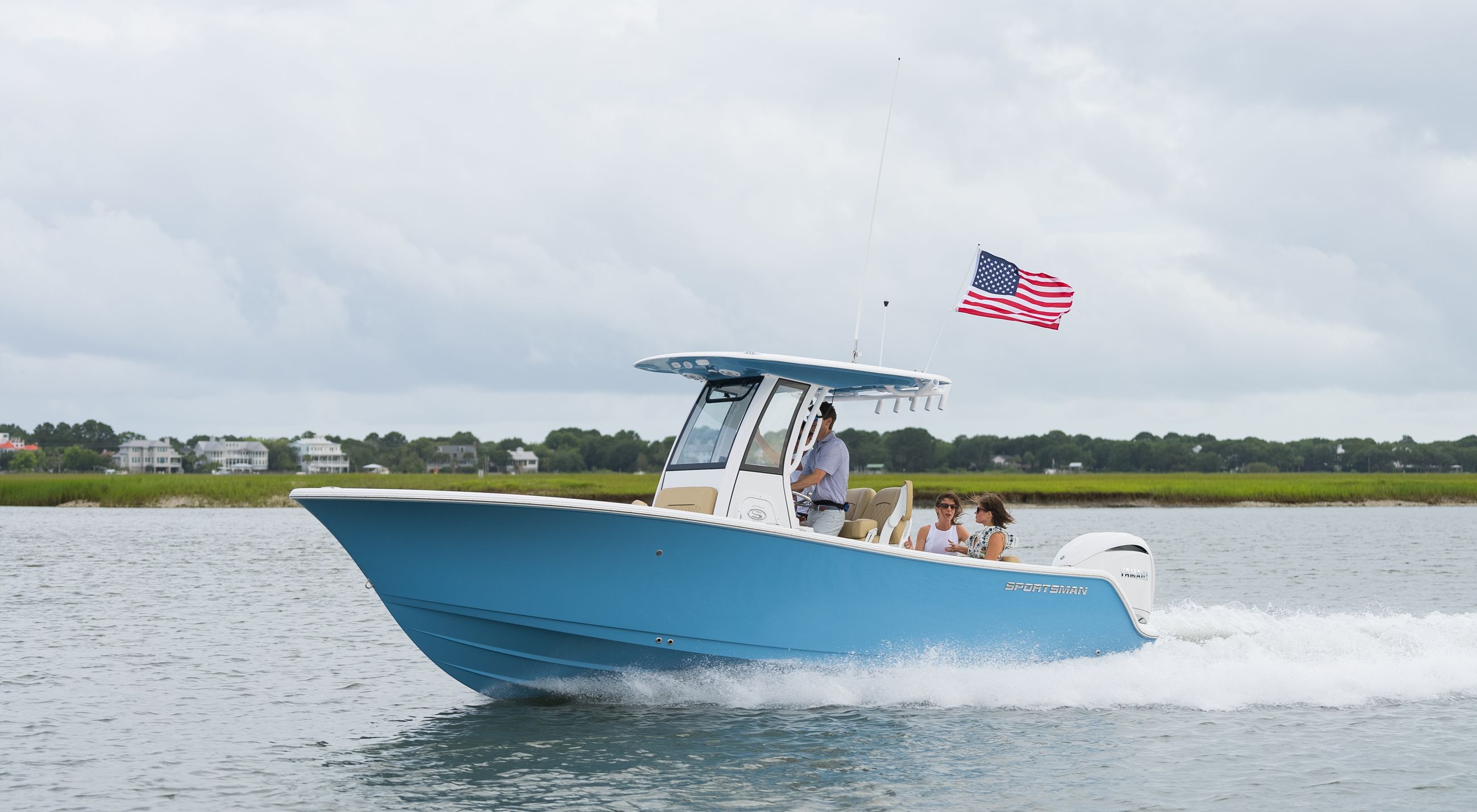 Image of a family on the Open 352