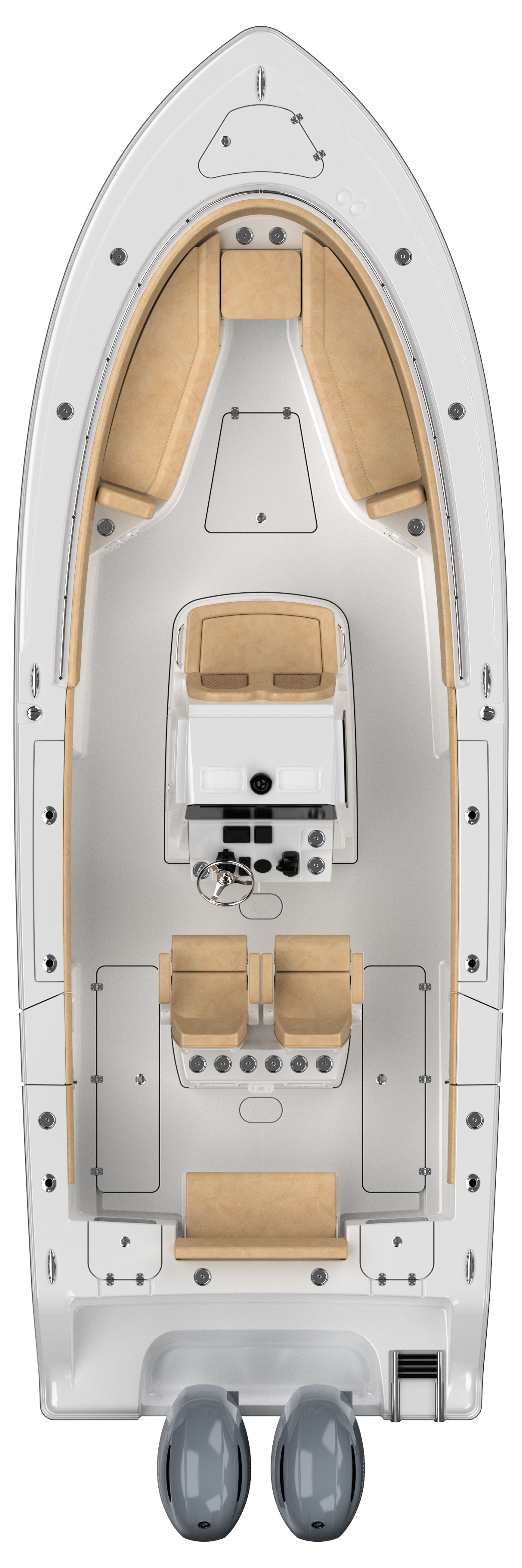 Open 262 Center Console · Features