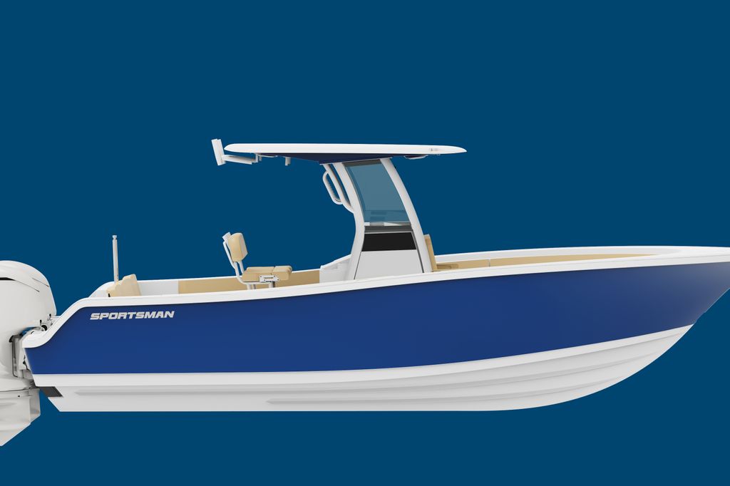Image of a Sportsman Boat on the water.