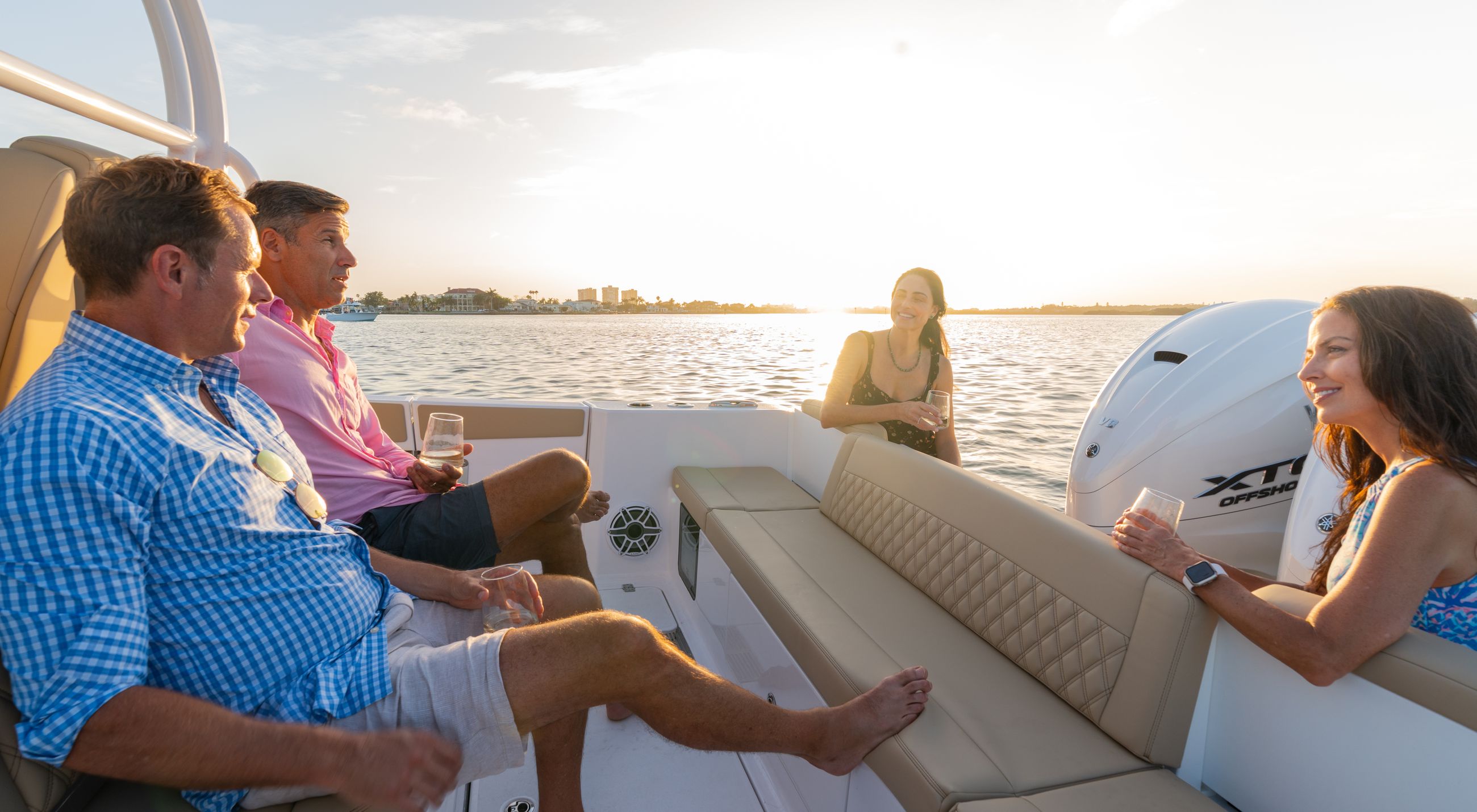 Image of a family on the Open 352