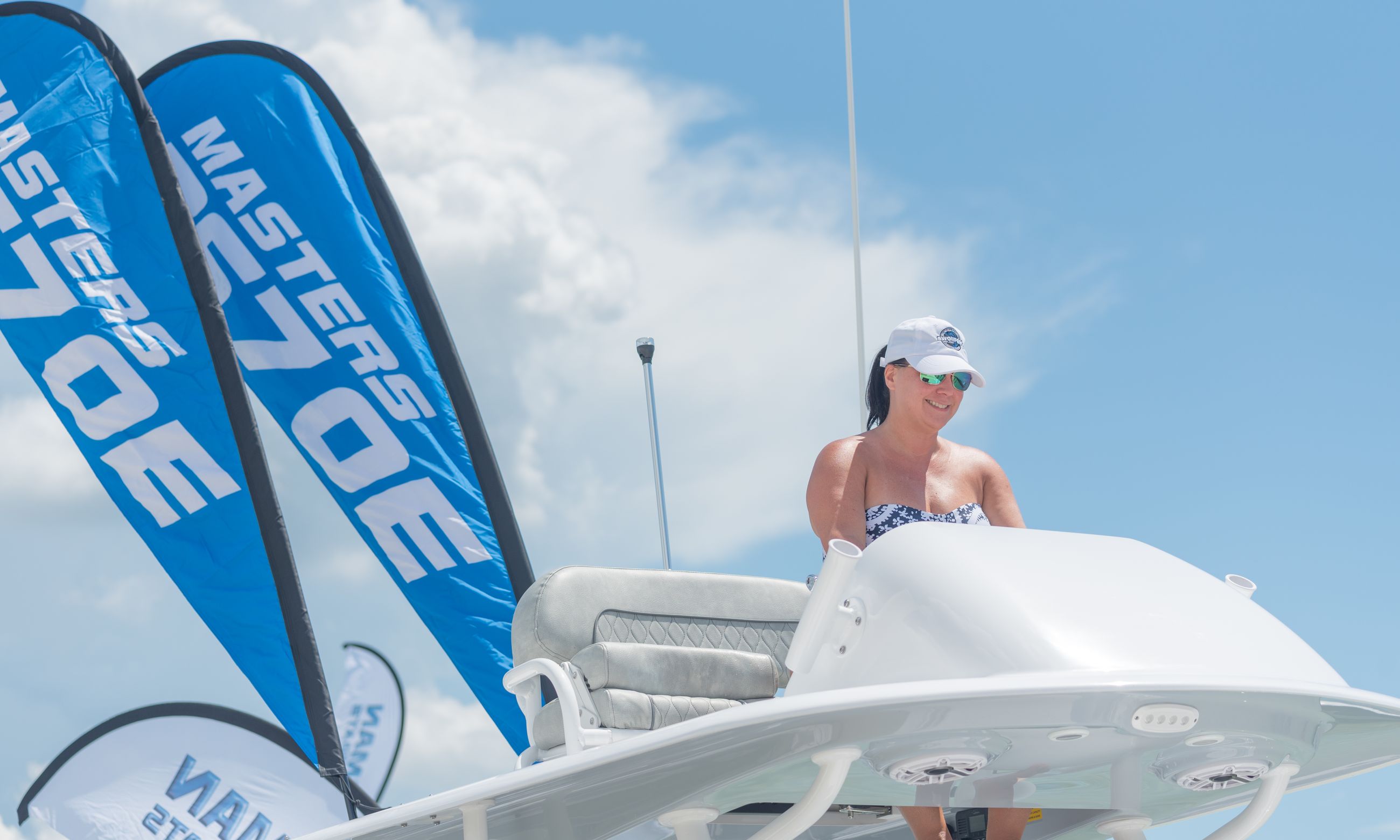 Customer on top of the second station at the 267OE event.