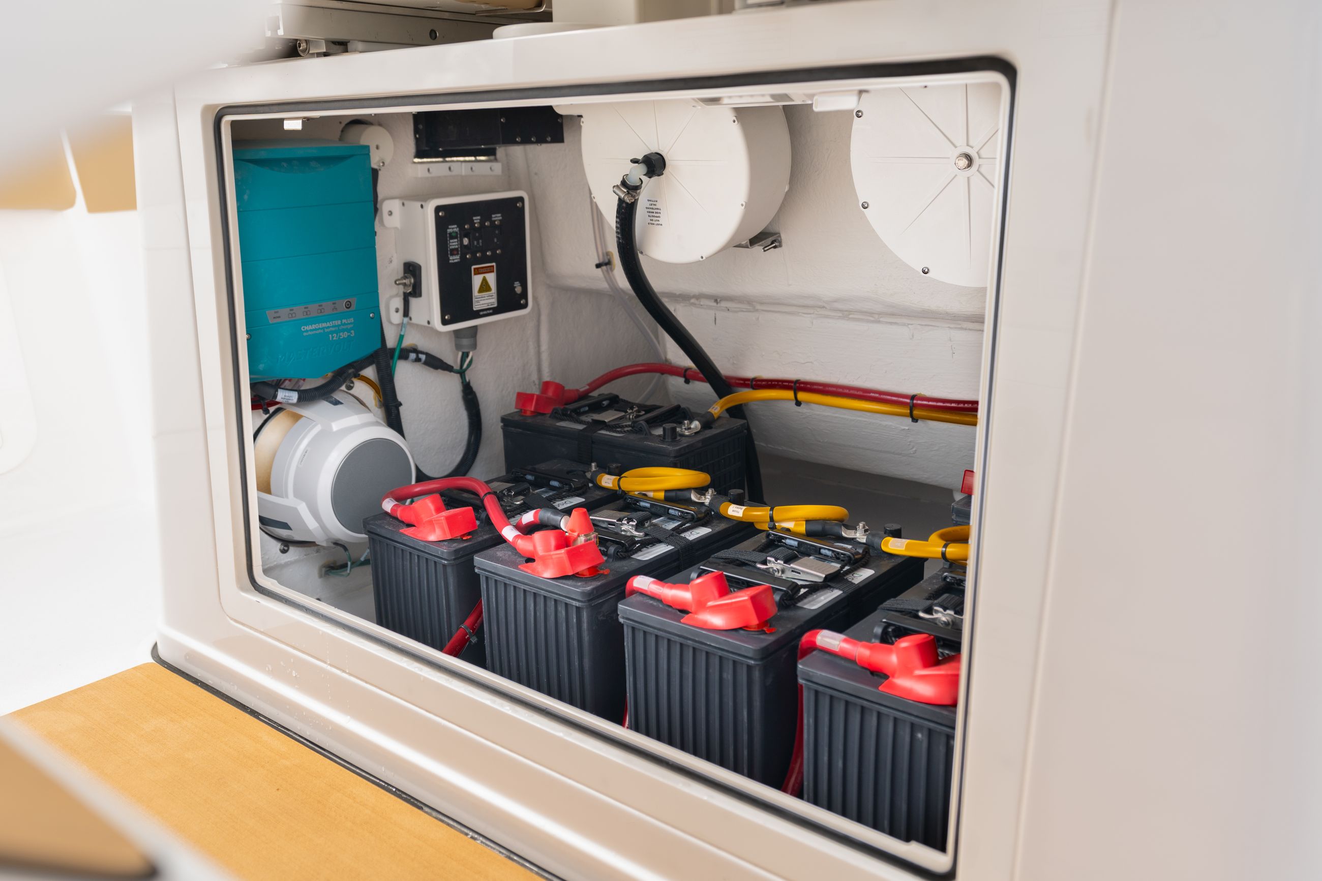 Detail image of Dedicated Battery Compartment