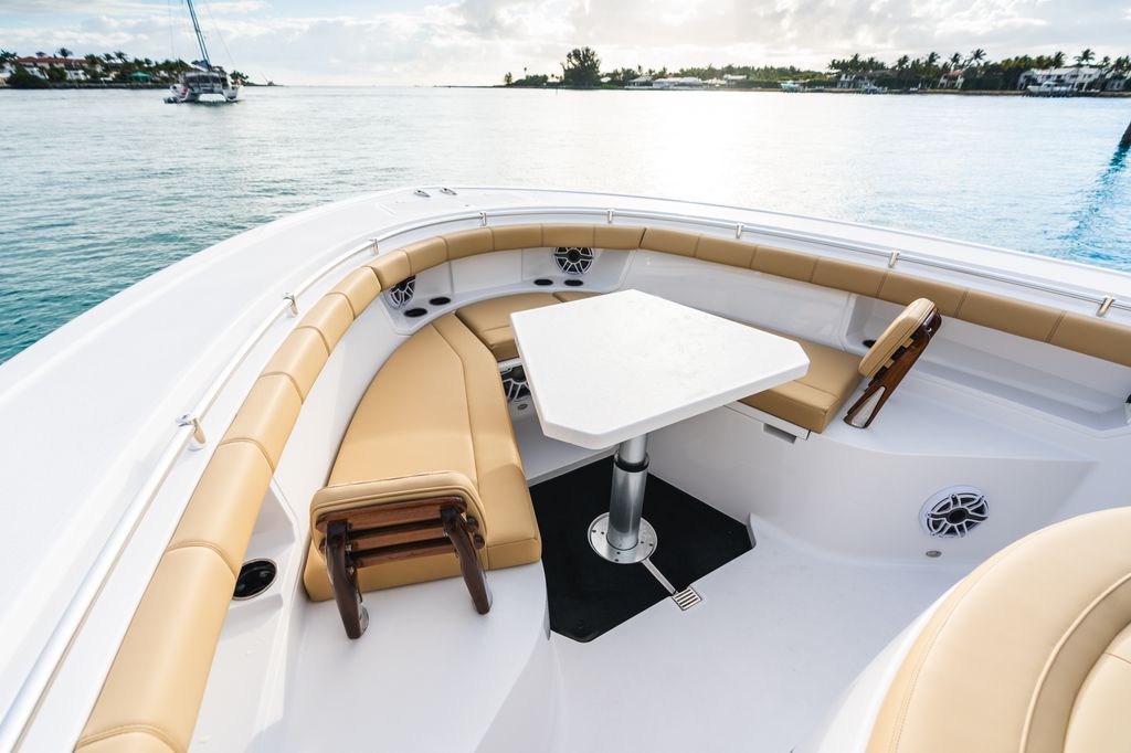 Detail image of Actuated Bow Sun Deck / Table