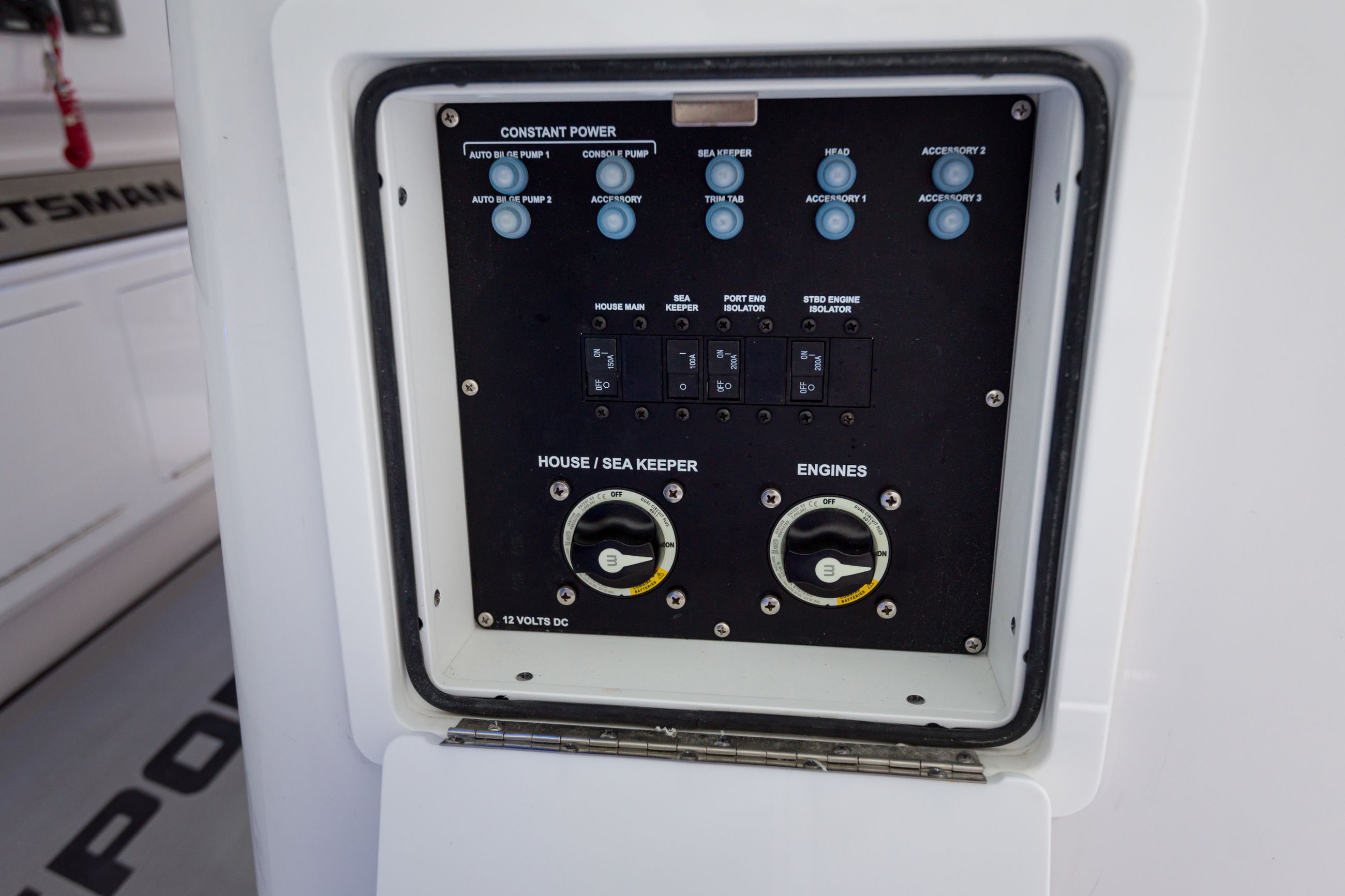 Detail image of Battery Switch Panel