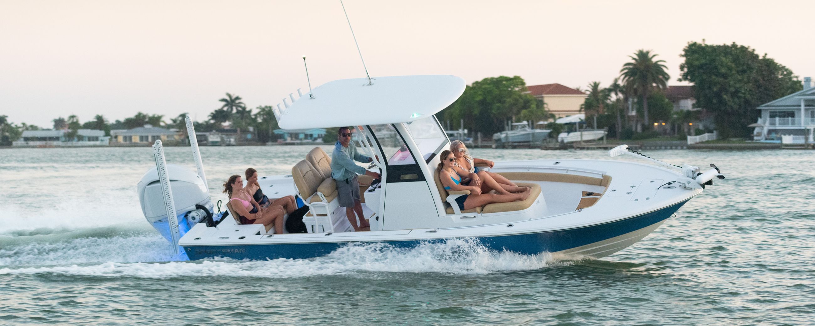 Engine options for the 247oe-bay-boat