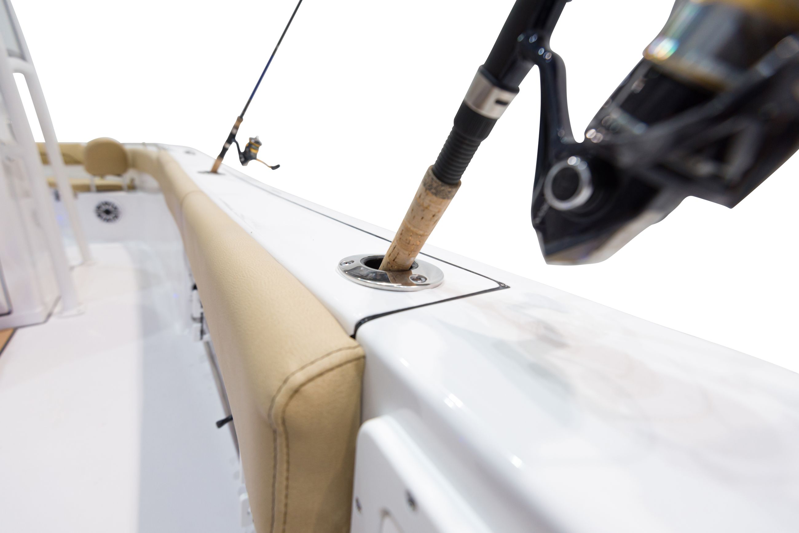 Detail image of Flush Mount Gunwale Rod Holders