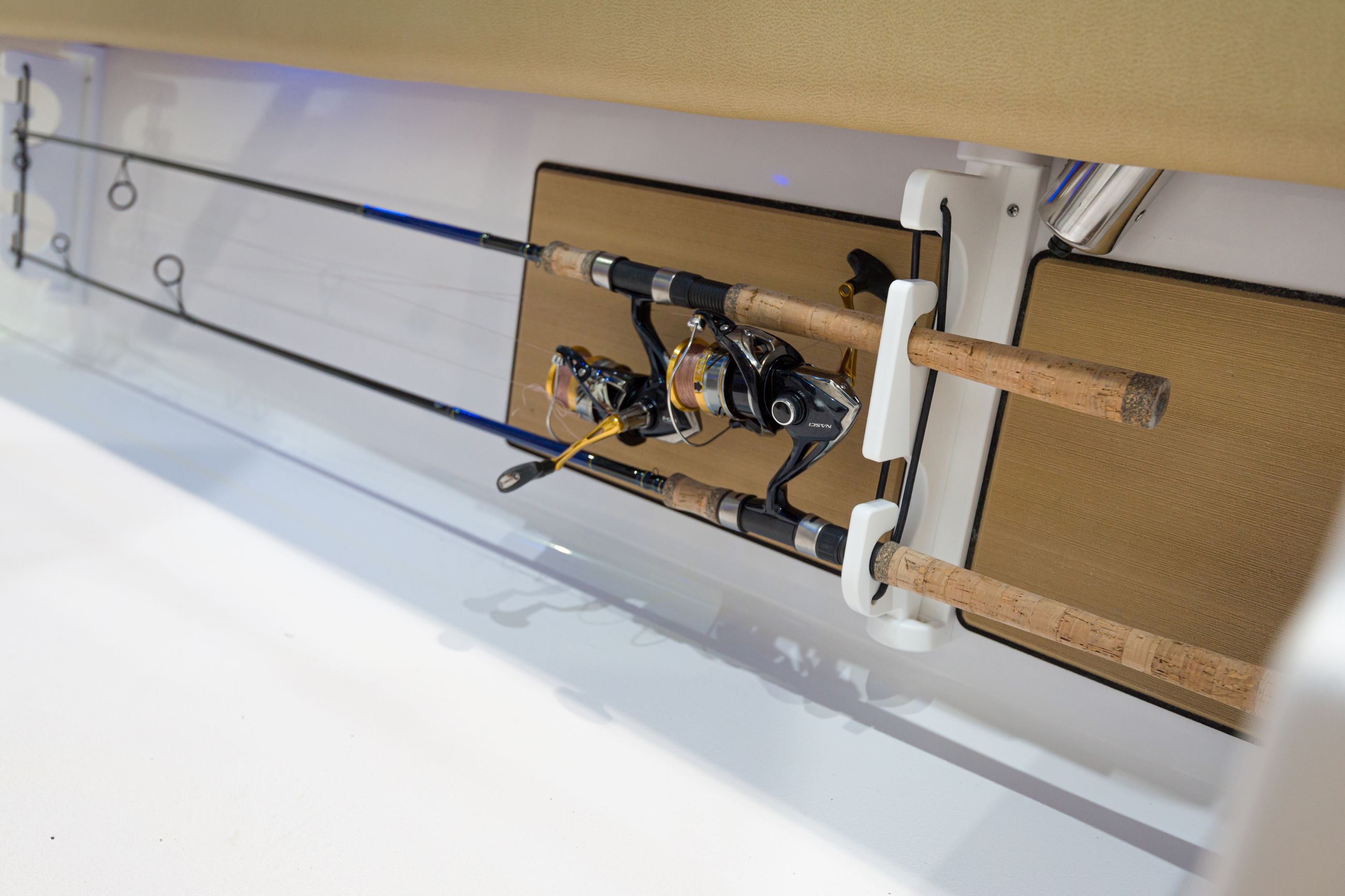 Detail image of Under Gunwale Folding Rod Racks