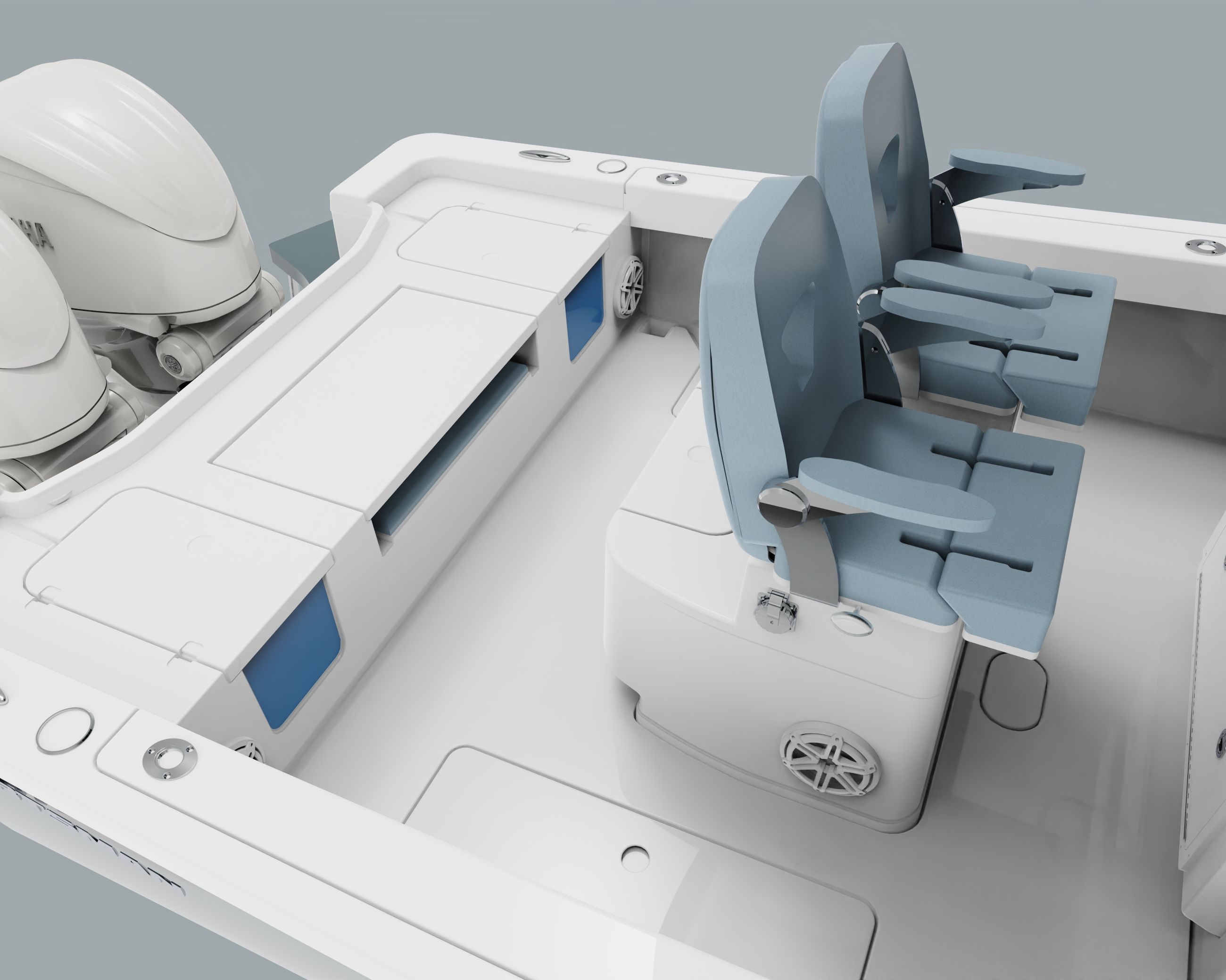 Detail image of the Masters 287 Bay Boat